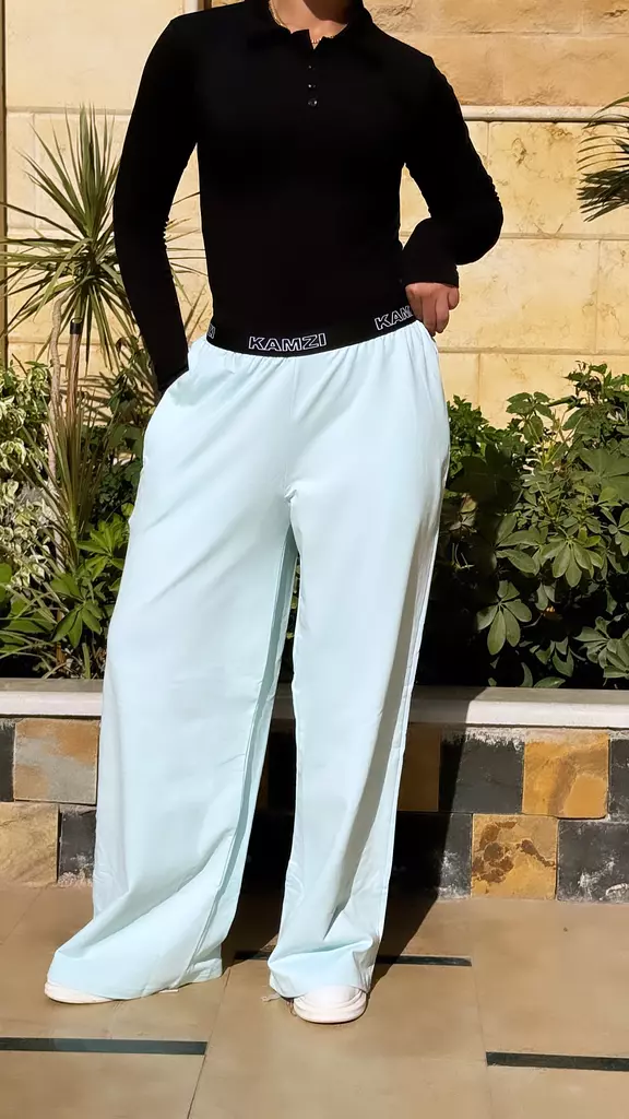  Kamzi pale turquoise summer pants        