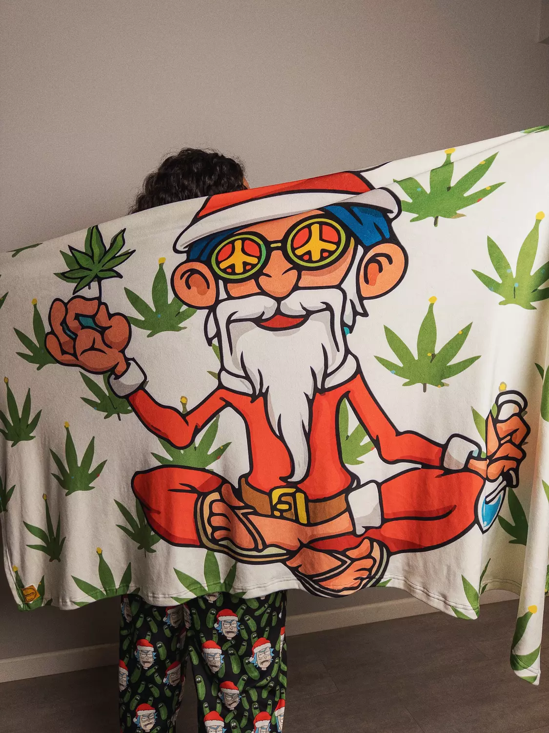 Smokin'Santa Blanket 0