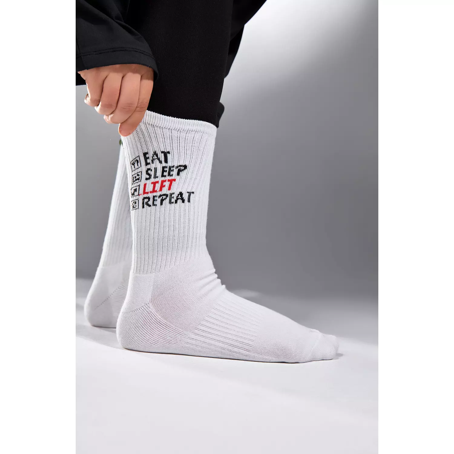 “EAT - SLEEP - LIFT - REPEAT” SOCK BUNDLE-2nd-img