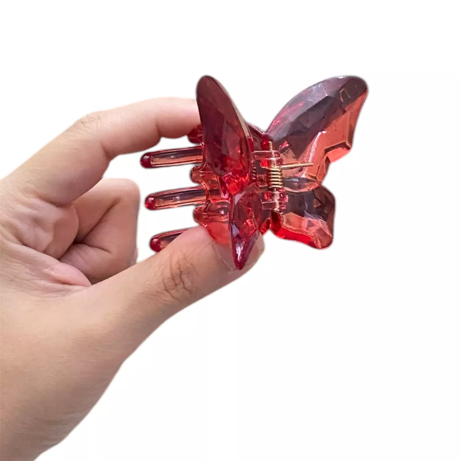 Large Red Butterfly Claw Clip 1