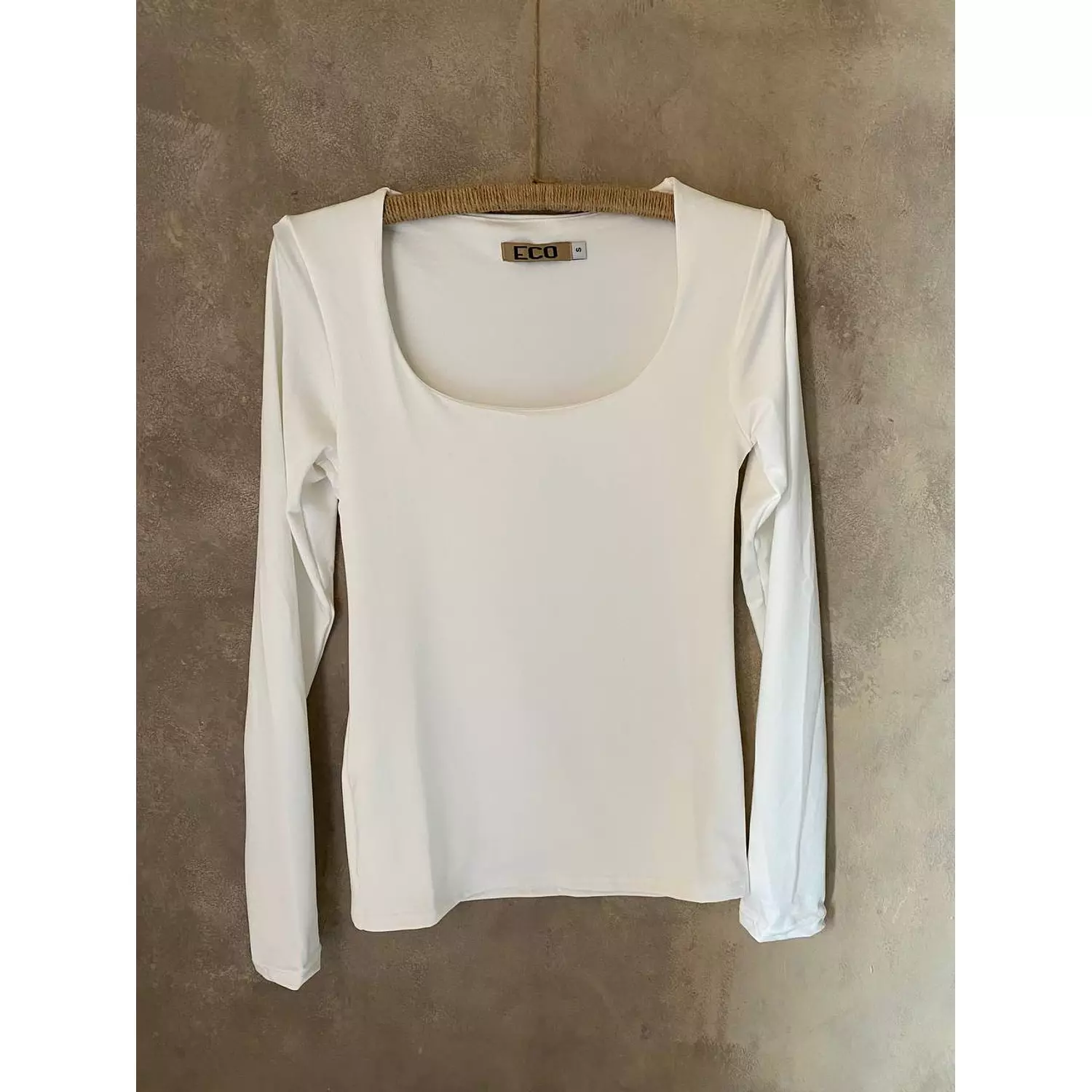 Square Neck Long Sleeves Top 1