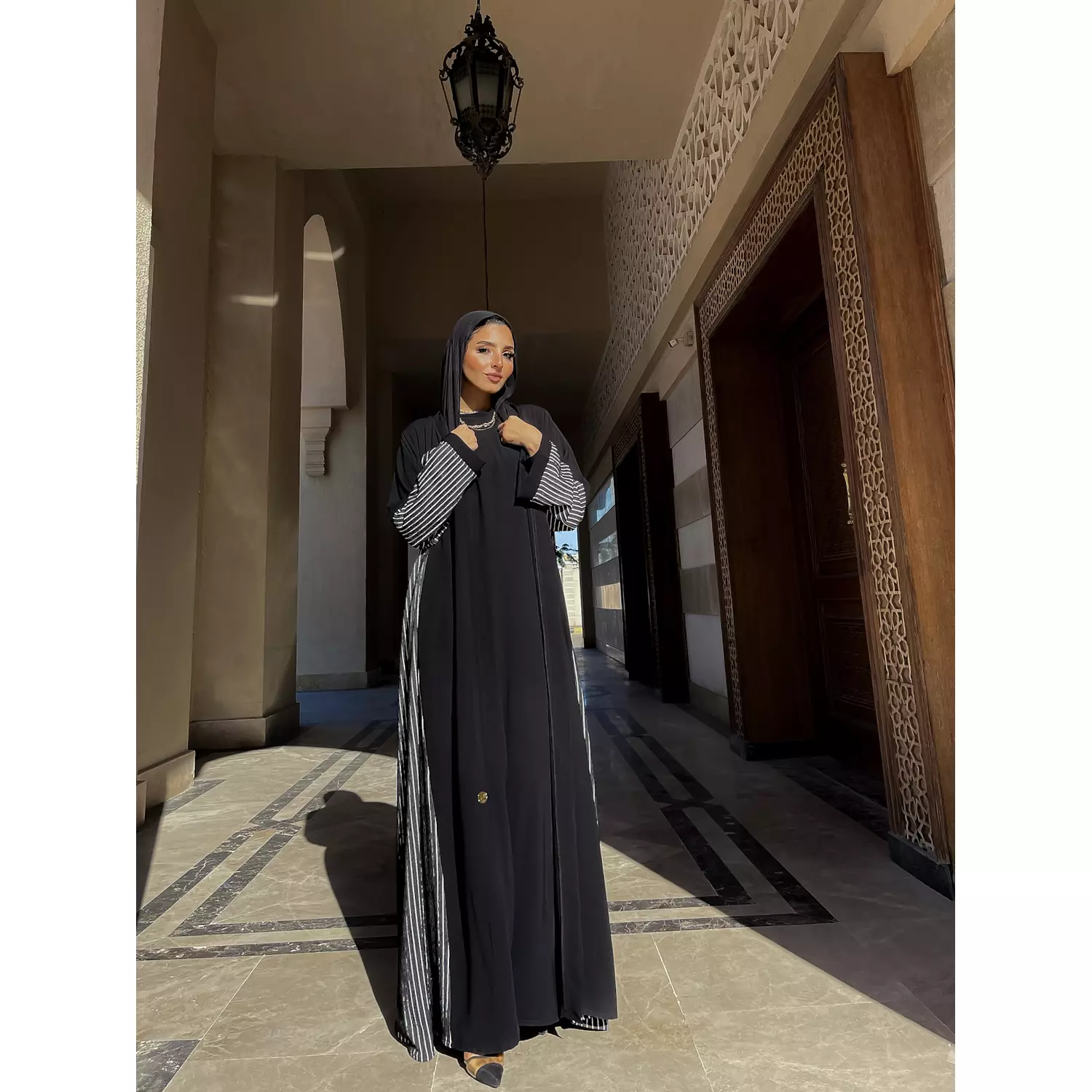 open black abaya 1