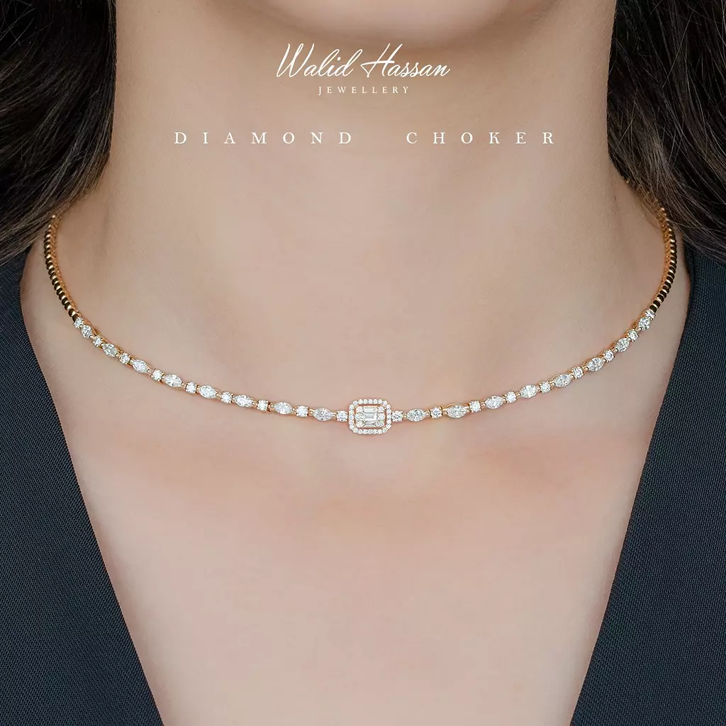 diamond choker