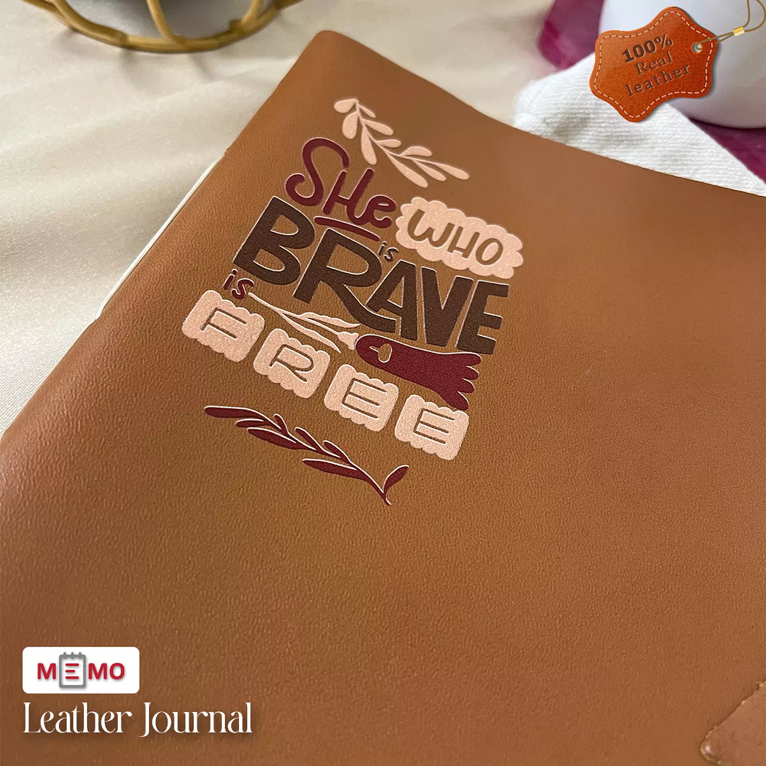 Memo Leather Journal (Real leather) 40