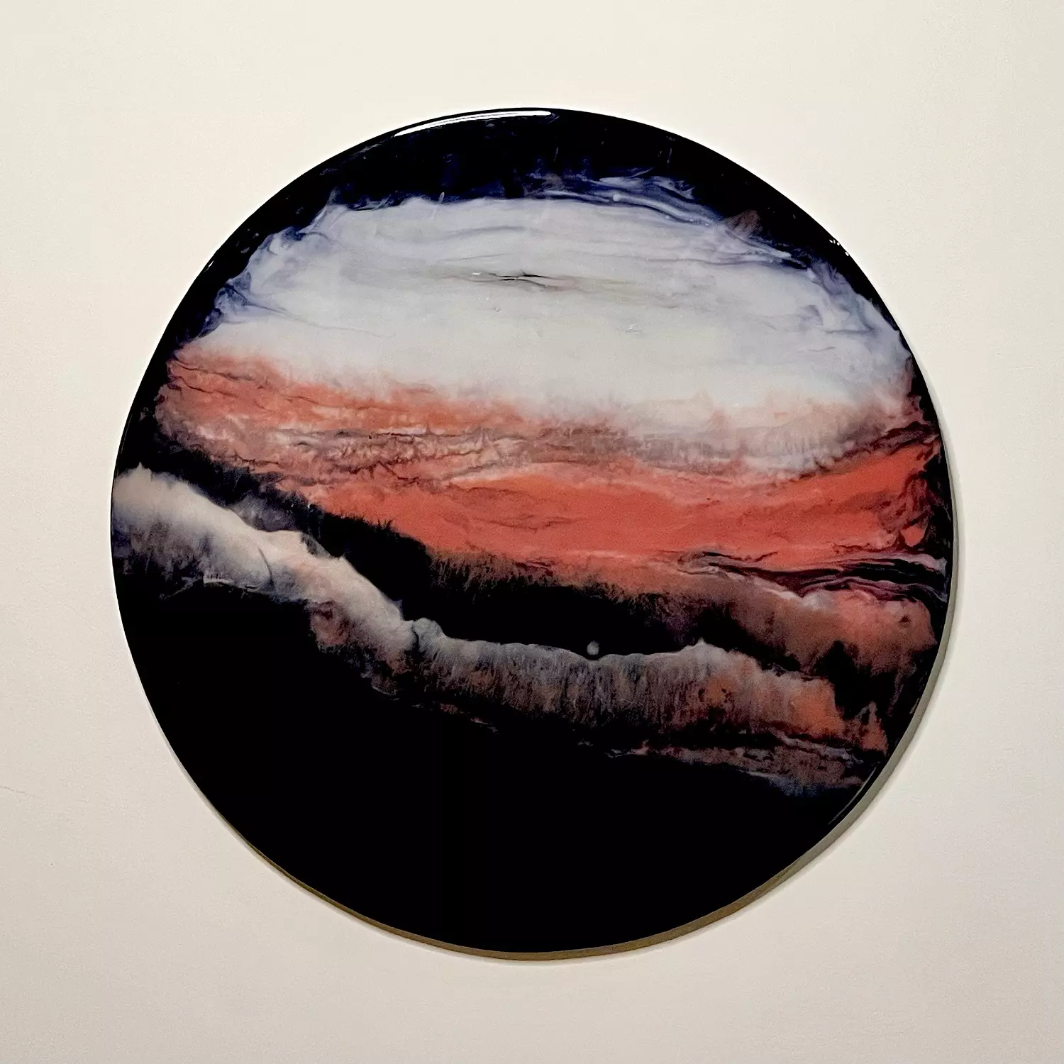 Round Epoxy Painting 5