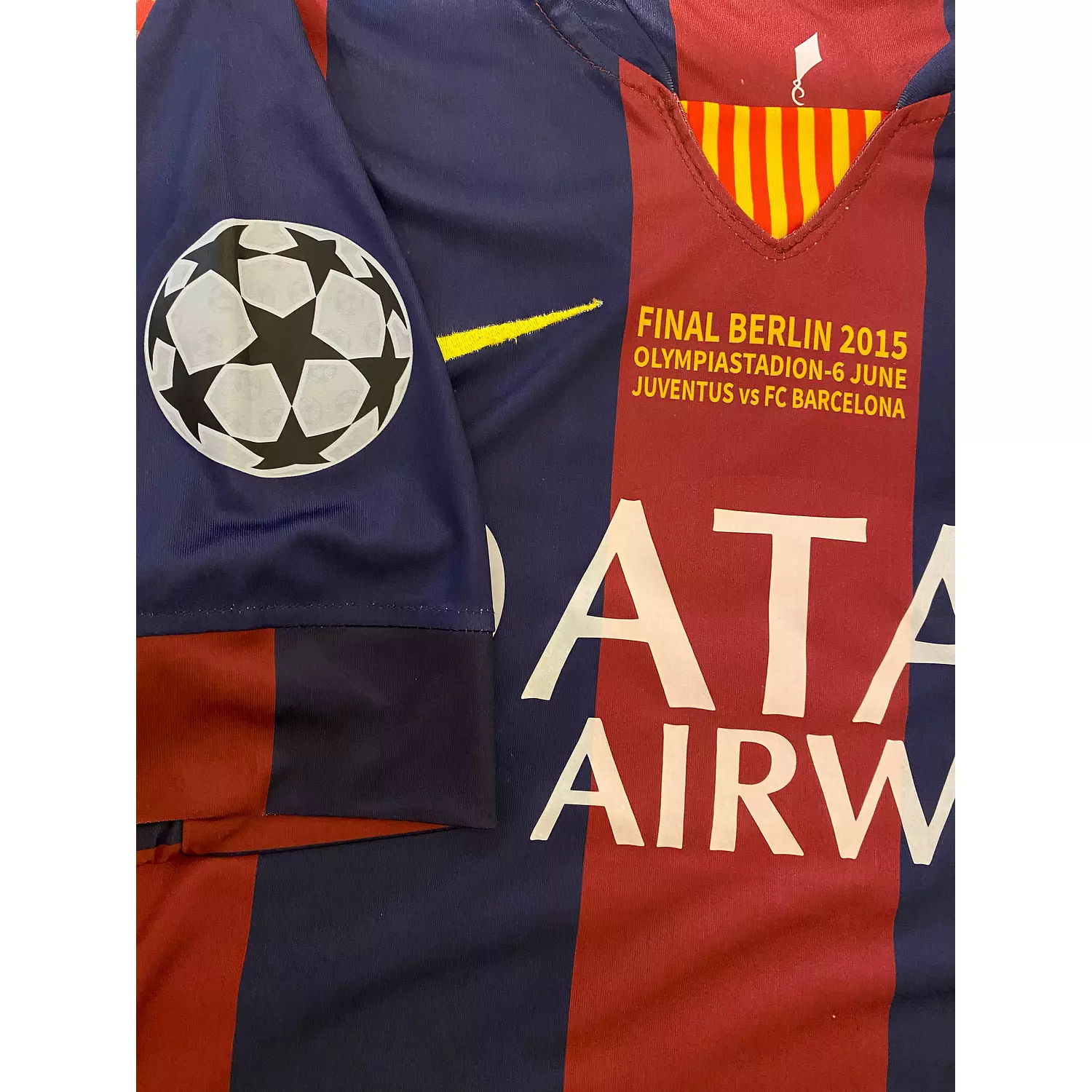 FC Barcelona 2015 UEFA Champions League Final Shirt 2