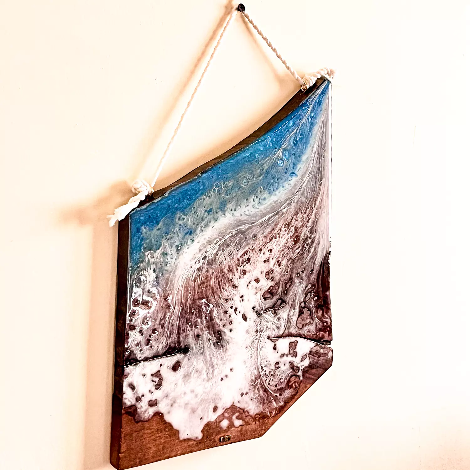 Sea| Live Edge Wood Wall Art 3