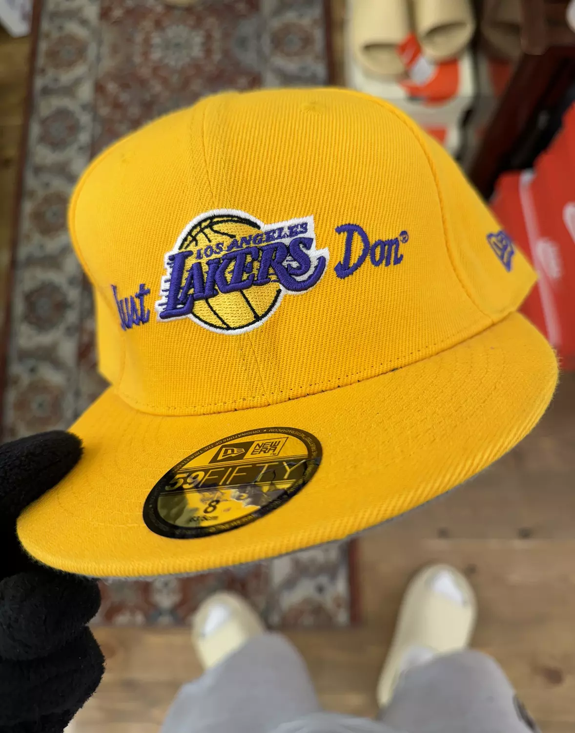 Lakers yellow cap -2nd-img