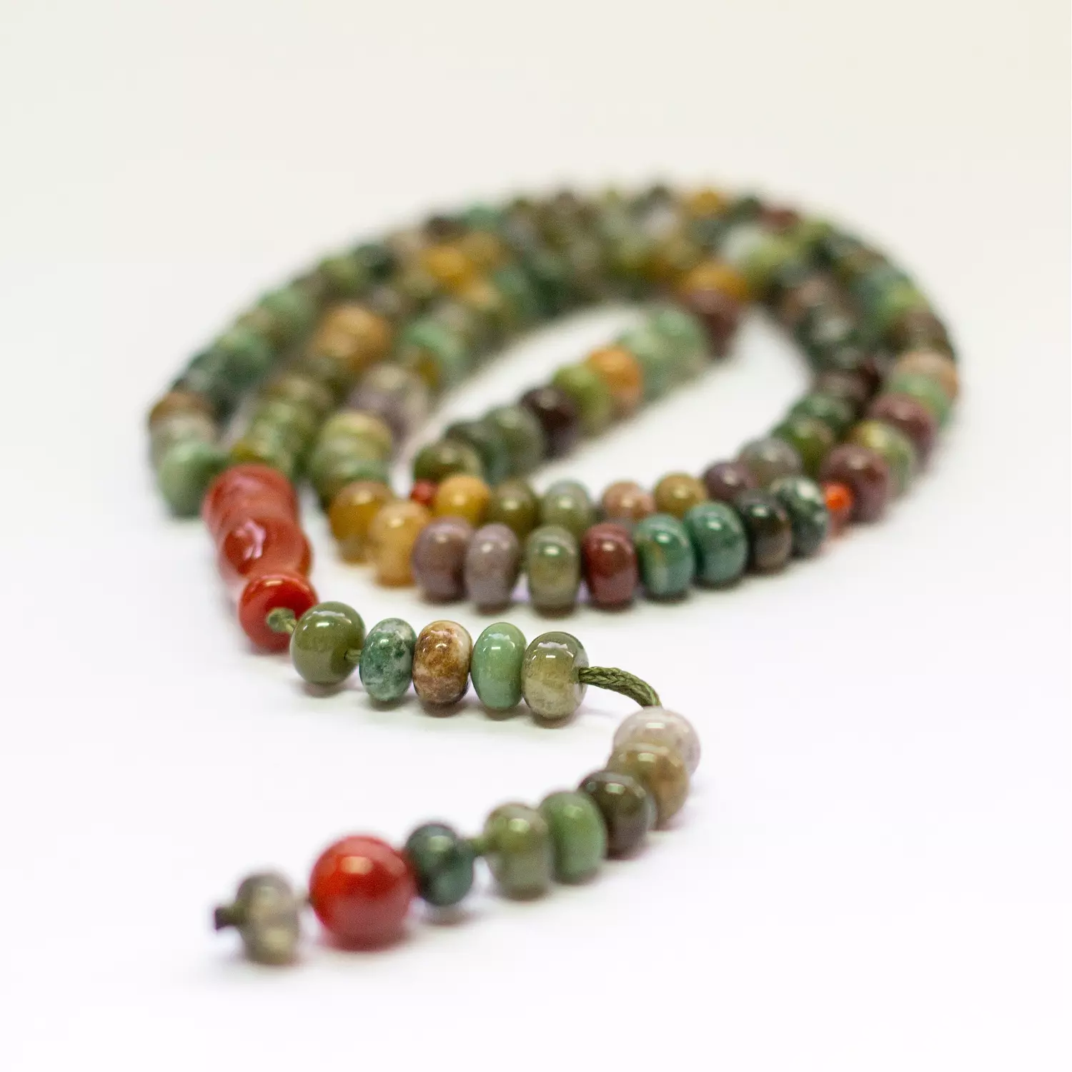 Moss Agate Rosary (100 Beads) 2