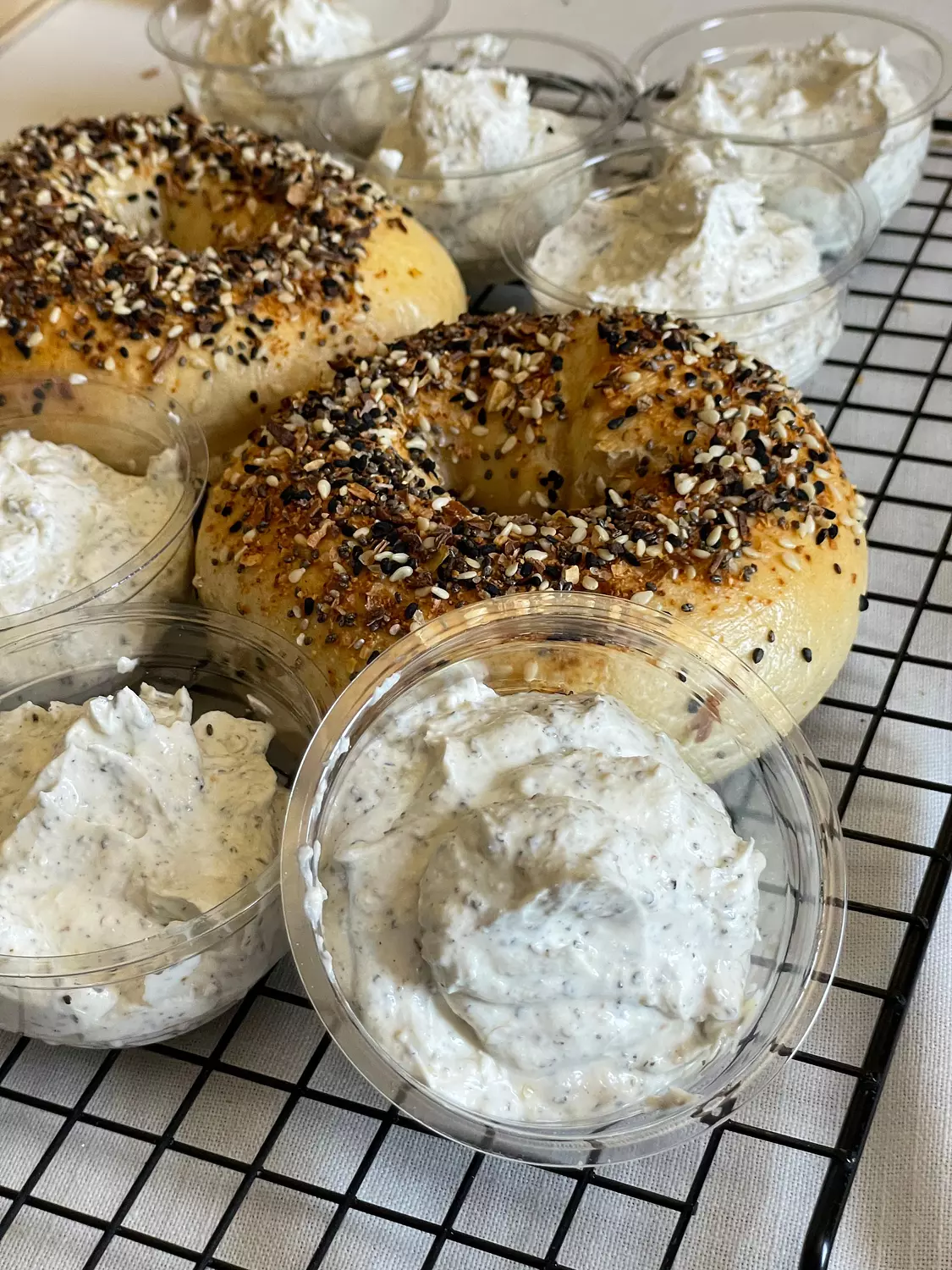 Garlic Rosemary Cream Cheese Spread 4