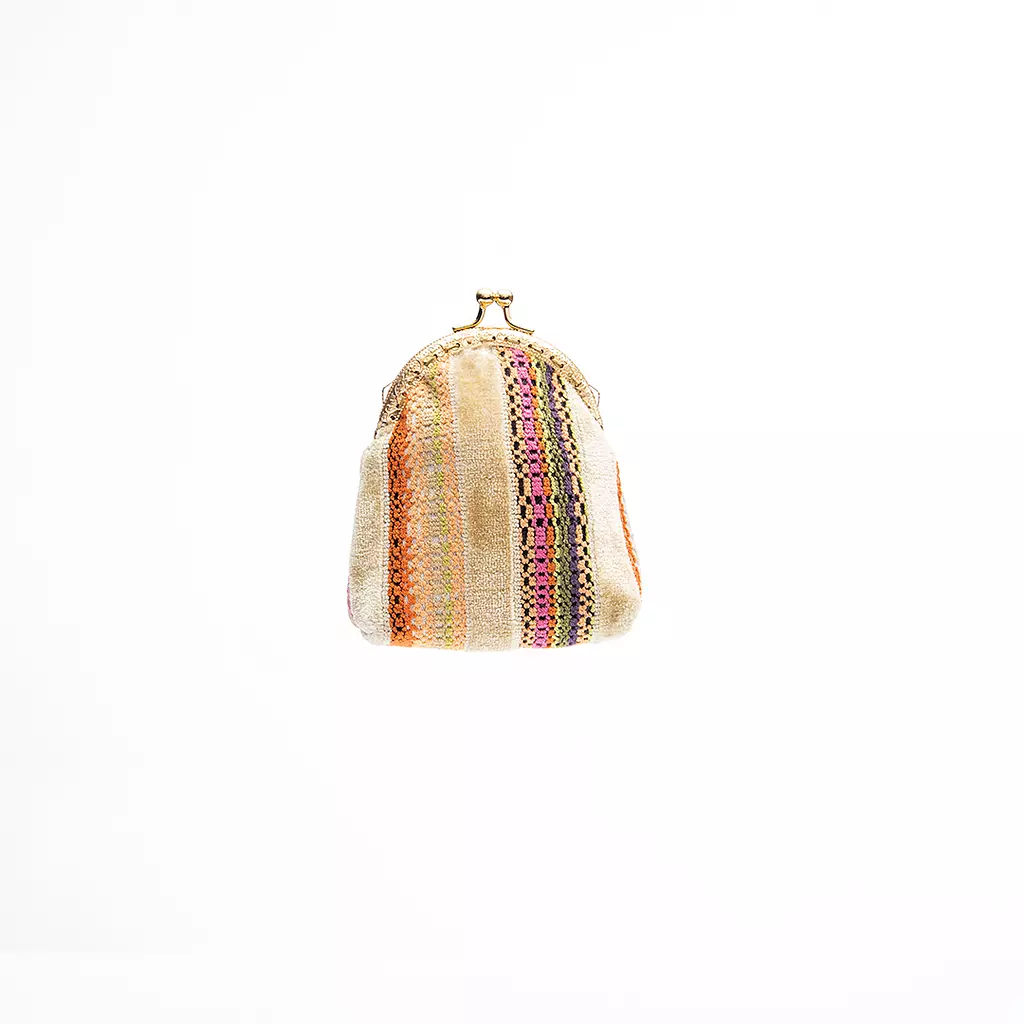 The Crochet Velvet Kisslock Coin Purse