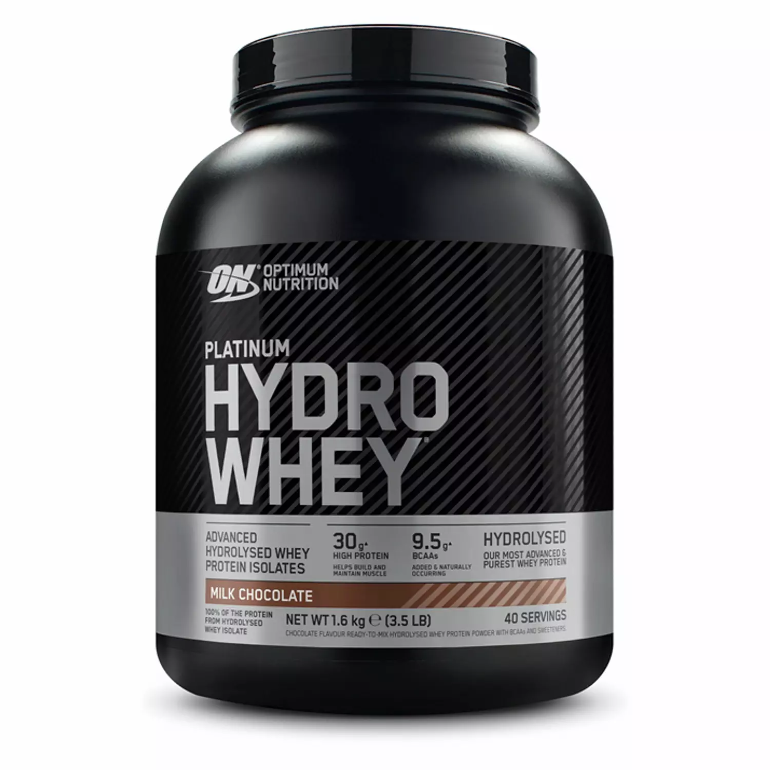 Optimum Nutrition Platinum Hydro Whey-40Serv.-1.59KG-Turbo Chocolate hover image