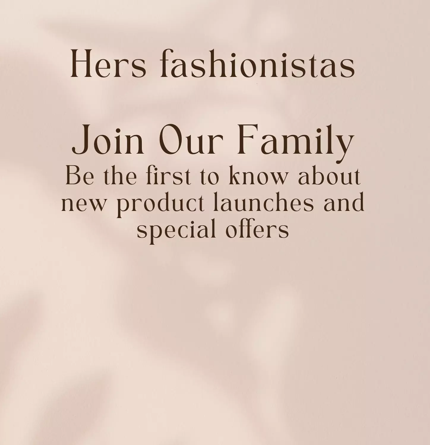 banner image for Her's fashionistas