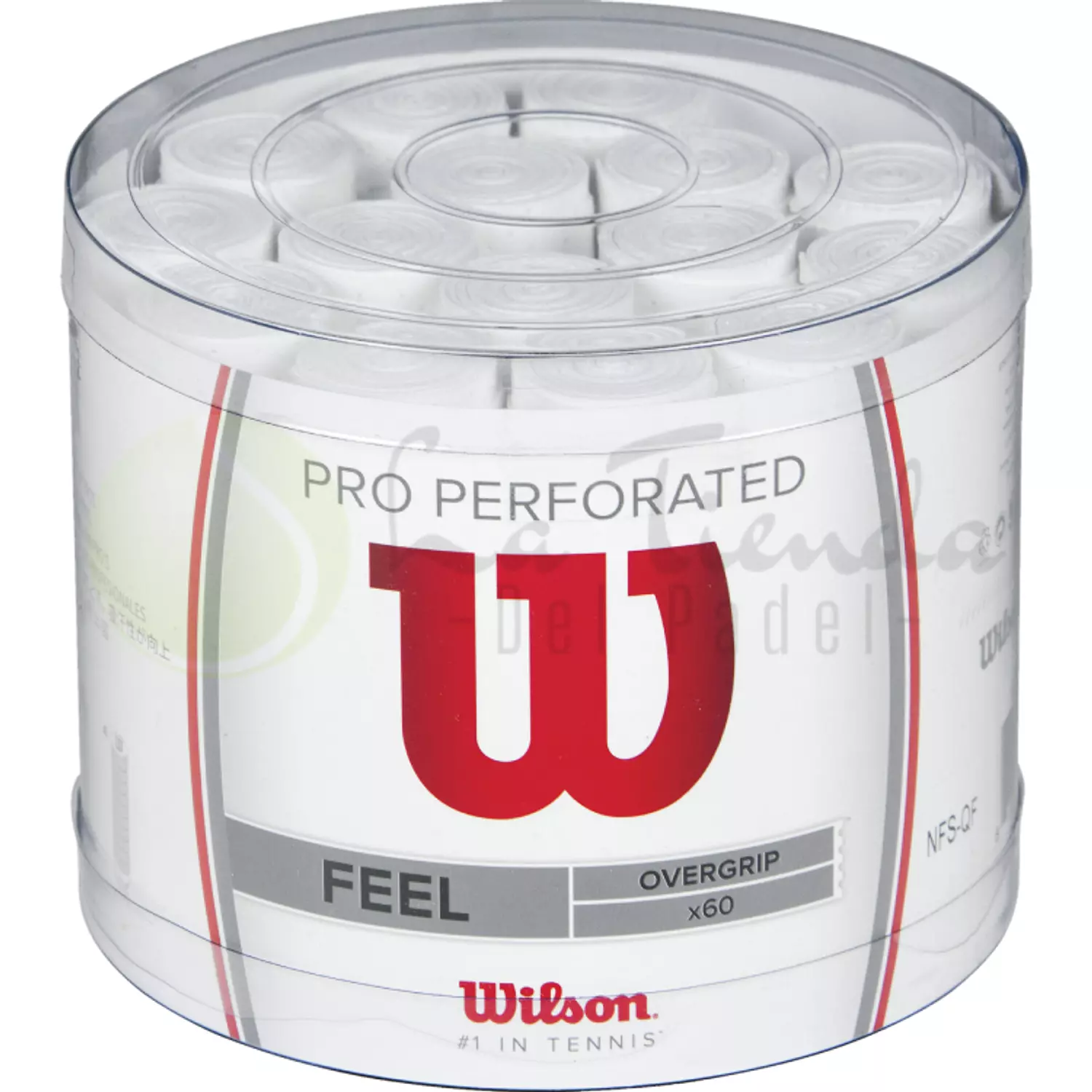 Wilson Pro Feel White Overgrip (pack of 60) 0