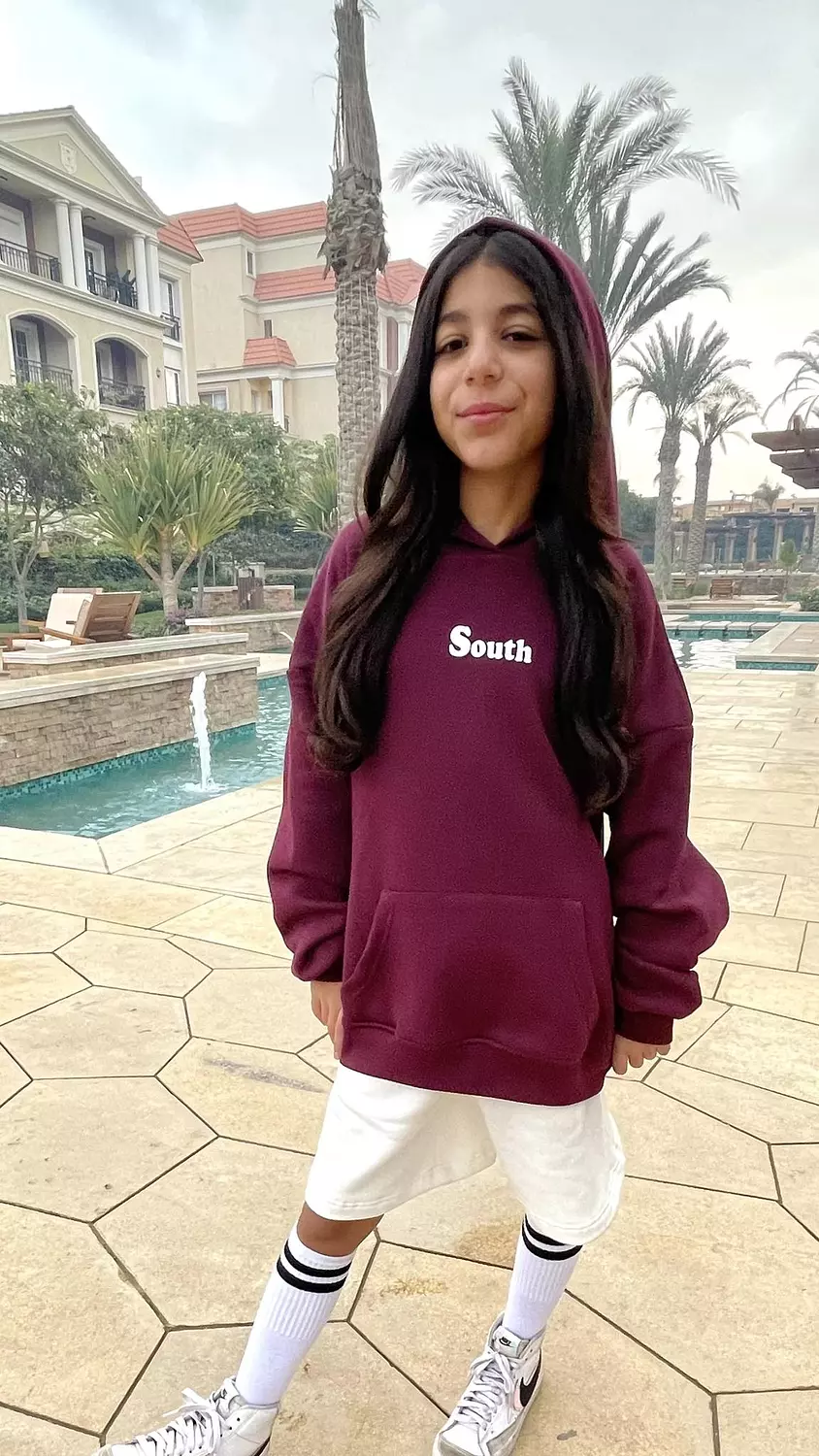 SOUTH UniSex Maroon CAN Map Hoodie hover image