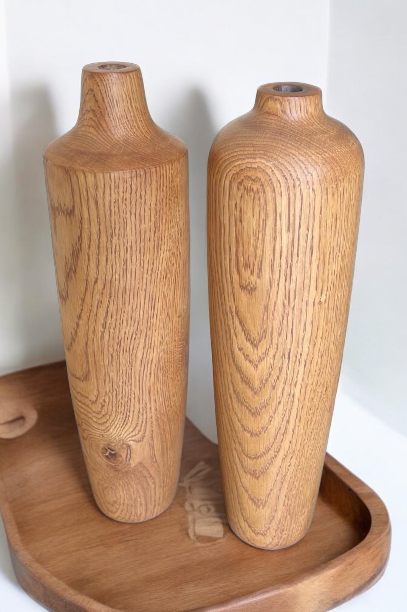 Wooden vase hover image