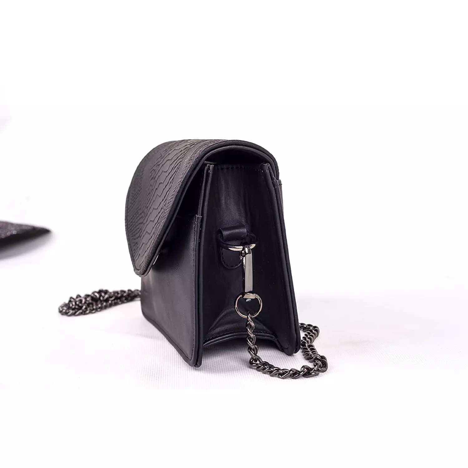 Black- Mini Cross bag - Changeable Black 7