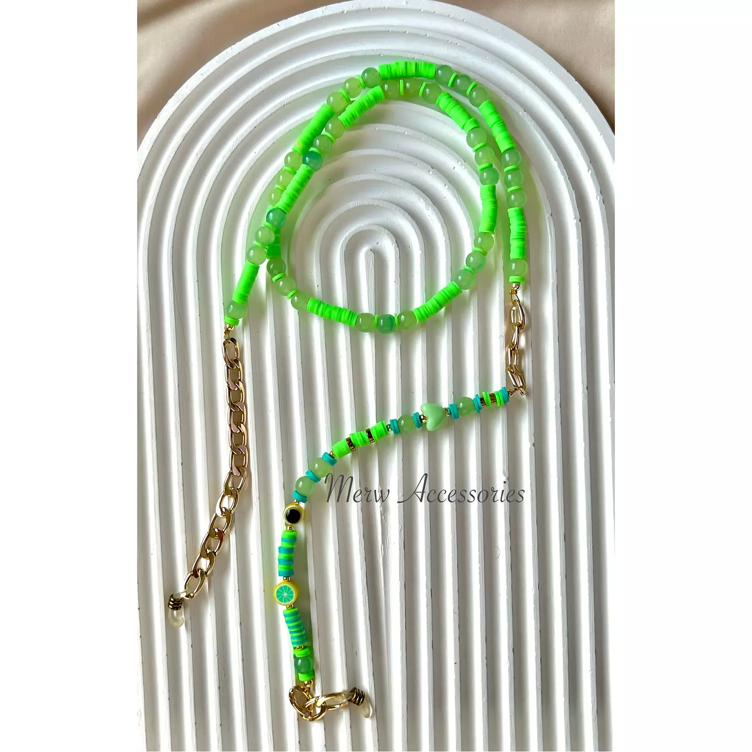 Green sunglass cord  1