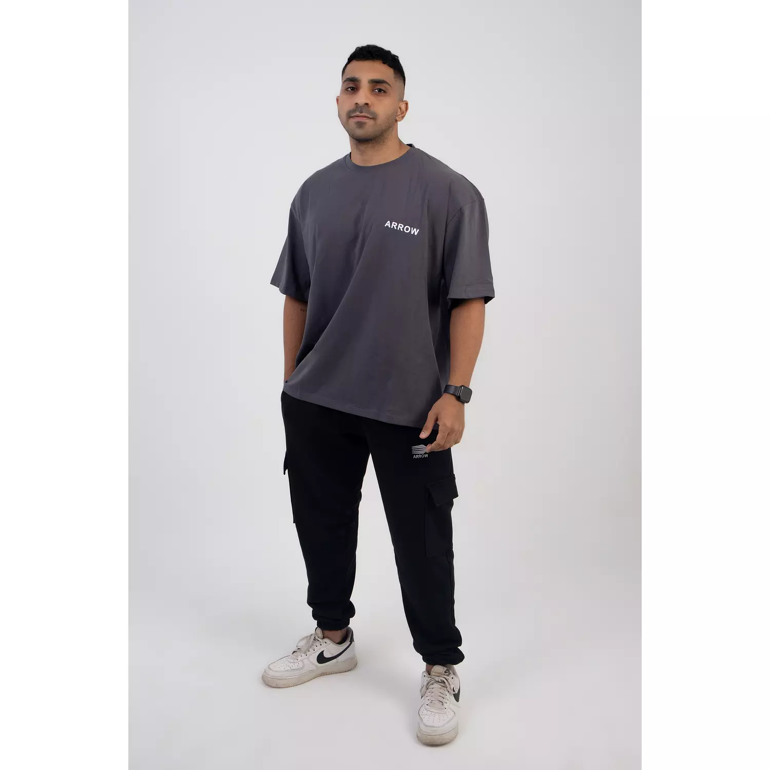 Oversized Charcoal T-Shirt  hover image