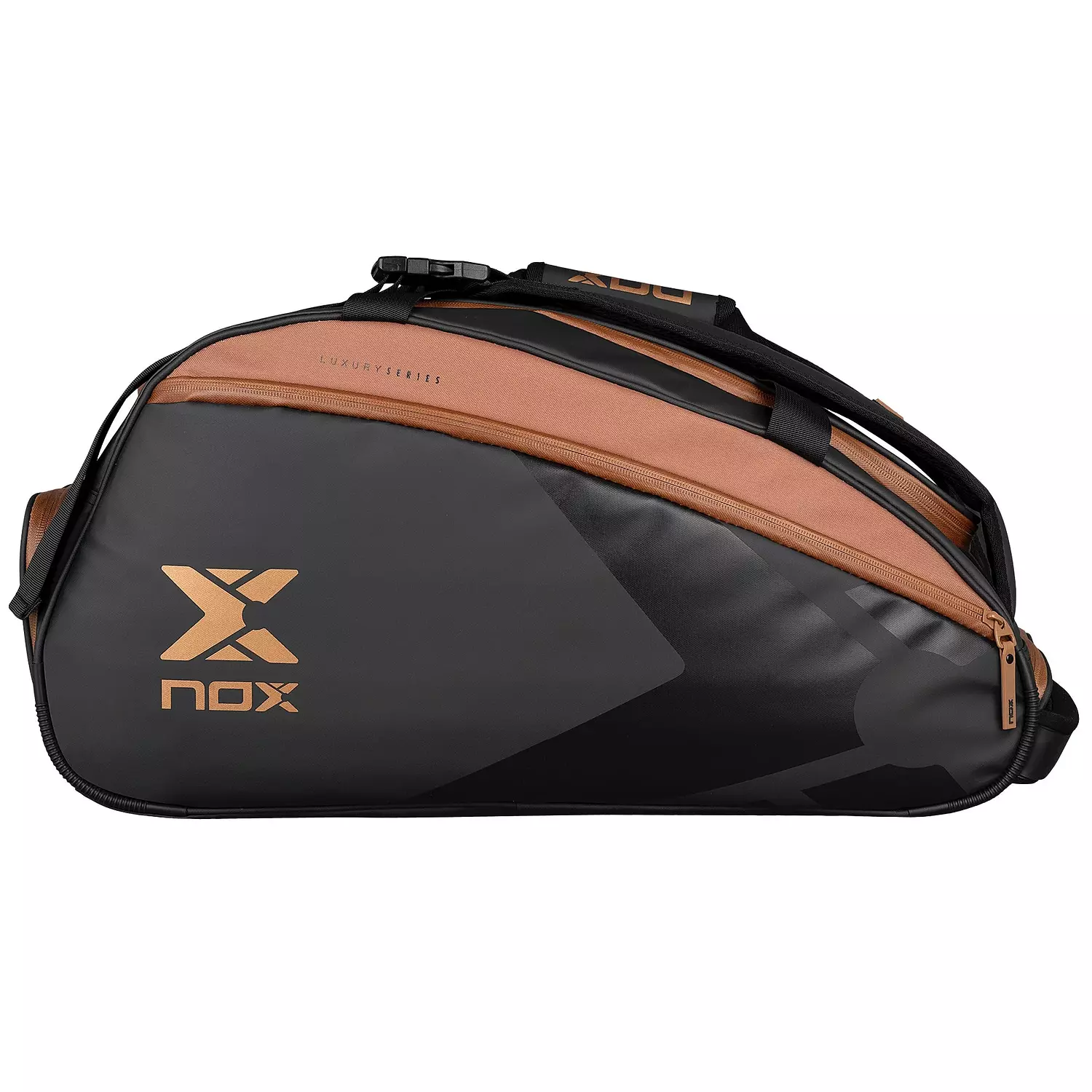 Nox Luxury Open Padel Bag - Black-Brown 2025-2nd-img