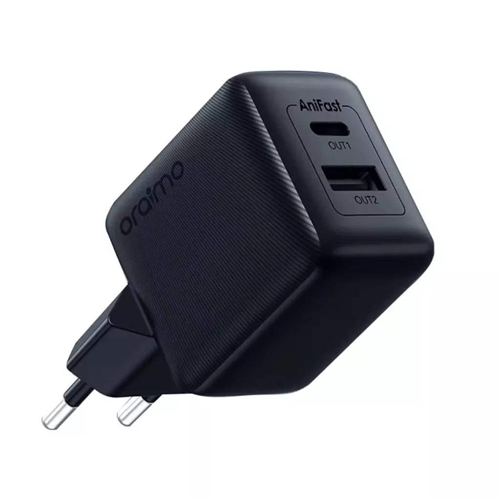 Oraimo Cannon Wall Charger PD 18W Fast Charging OCW-5183E+C53 - Black