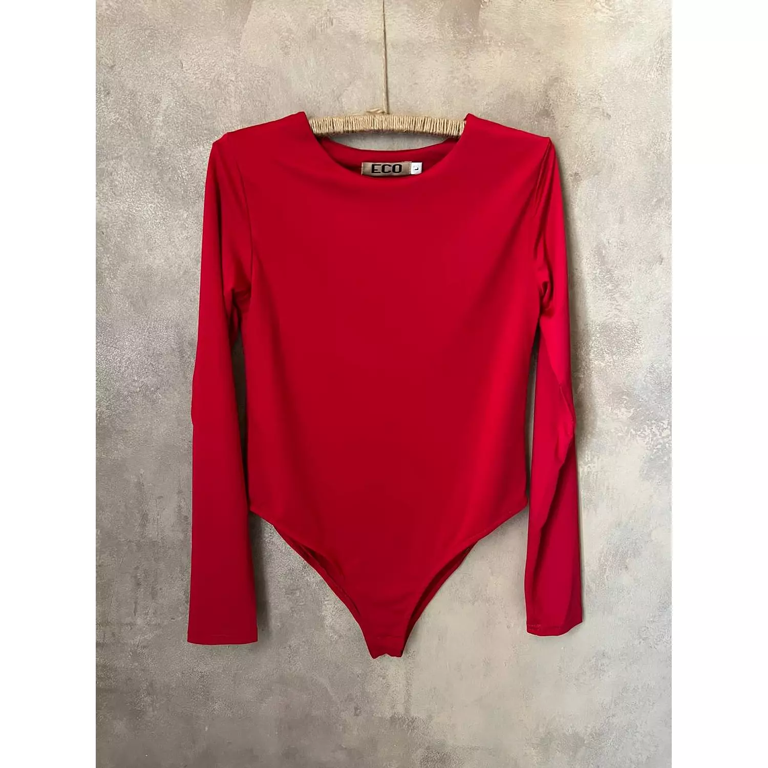 Crew Neck Long Sleeves Bodysuit 2