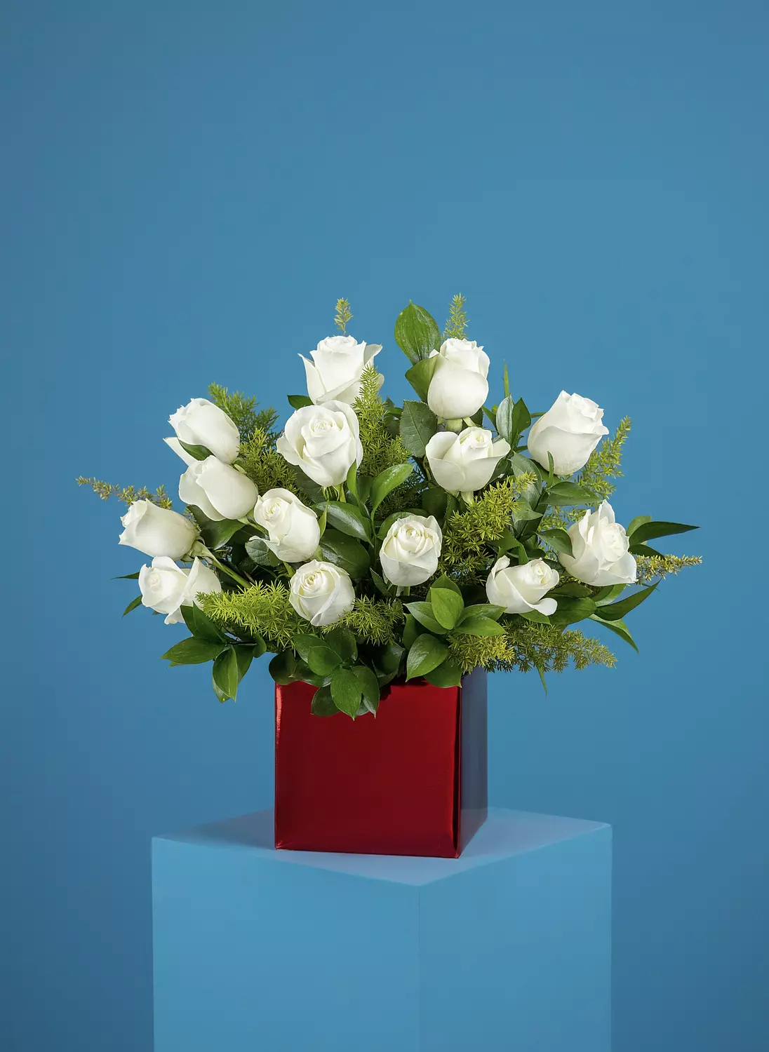 White Heart Flower Box hover image