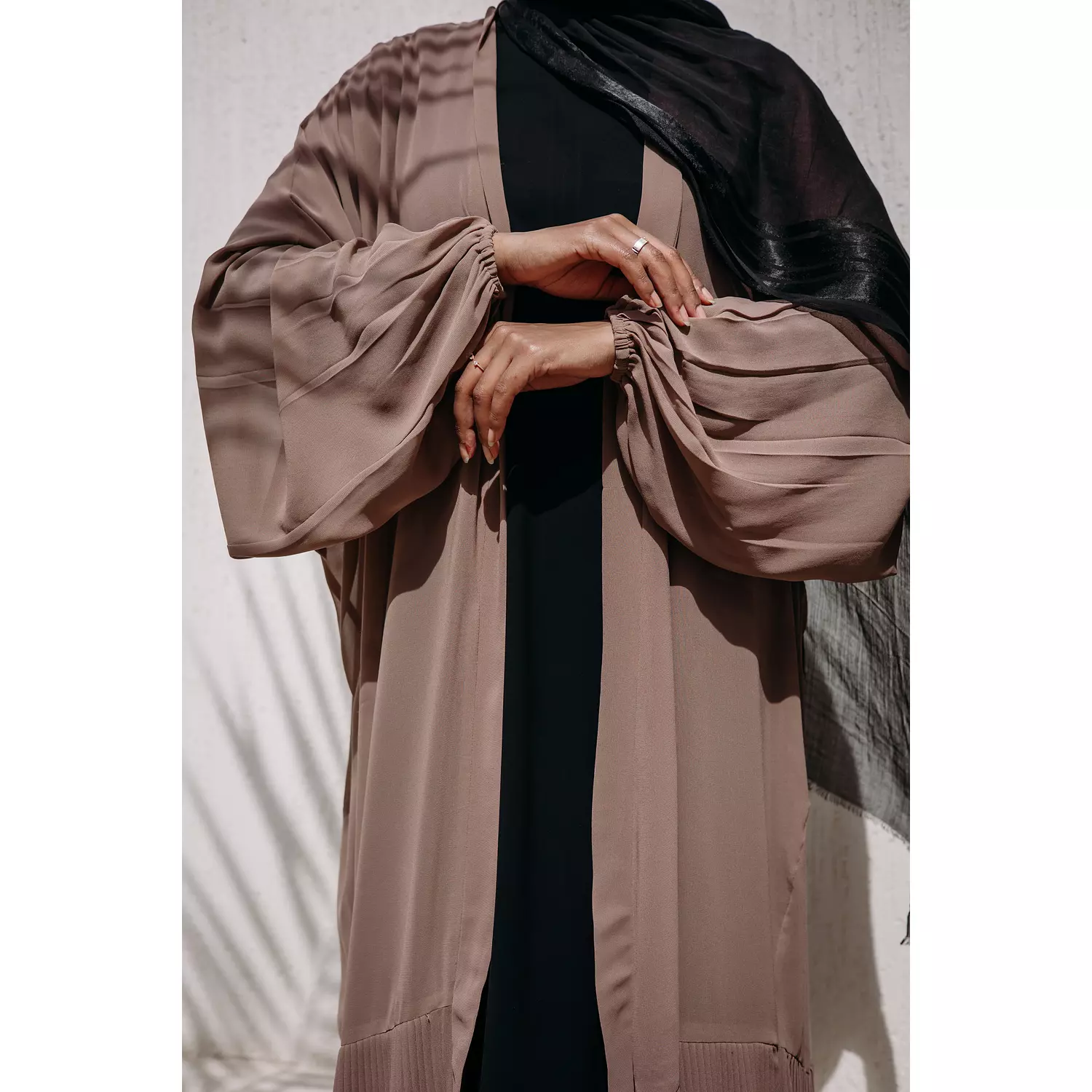 Pleated Hemline Kaftan 5