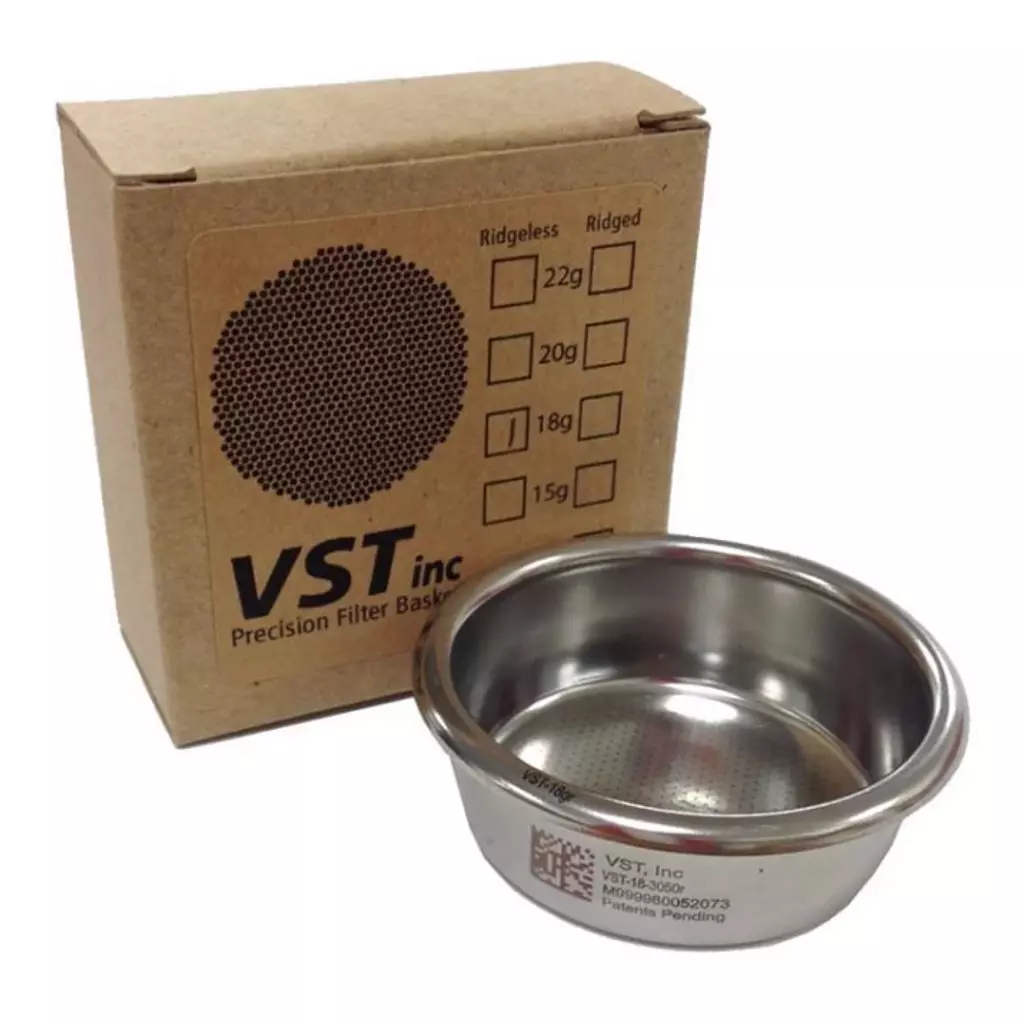 VST Precision Portafilter Basket - 58mm ridgeless ( 18 grm) 