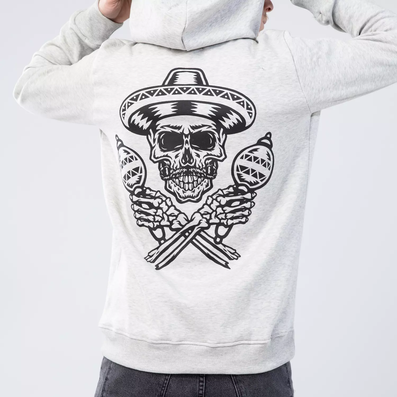 Hoodie With Print Front  and Back 6