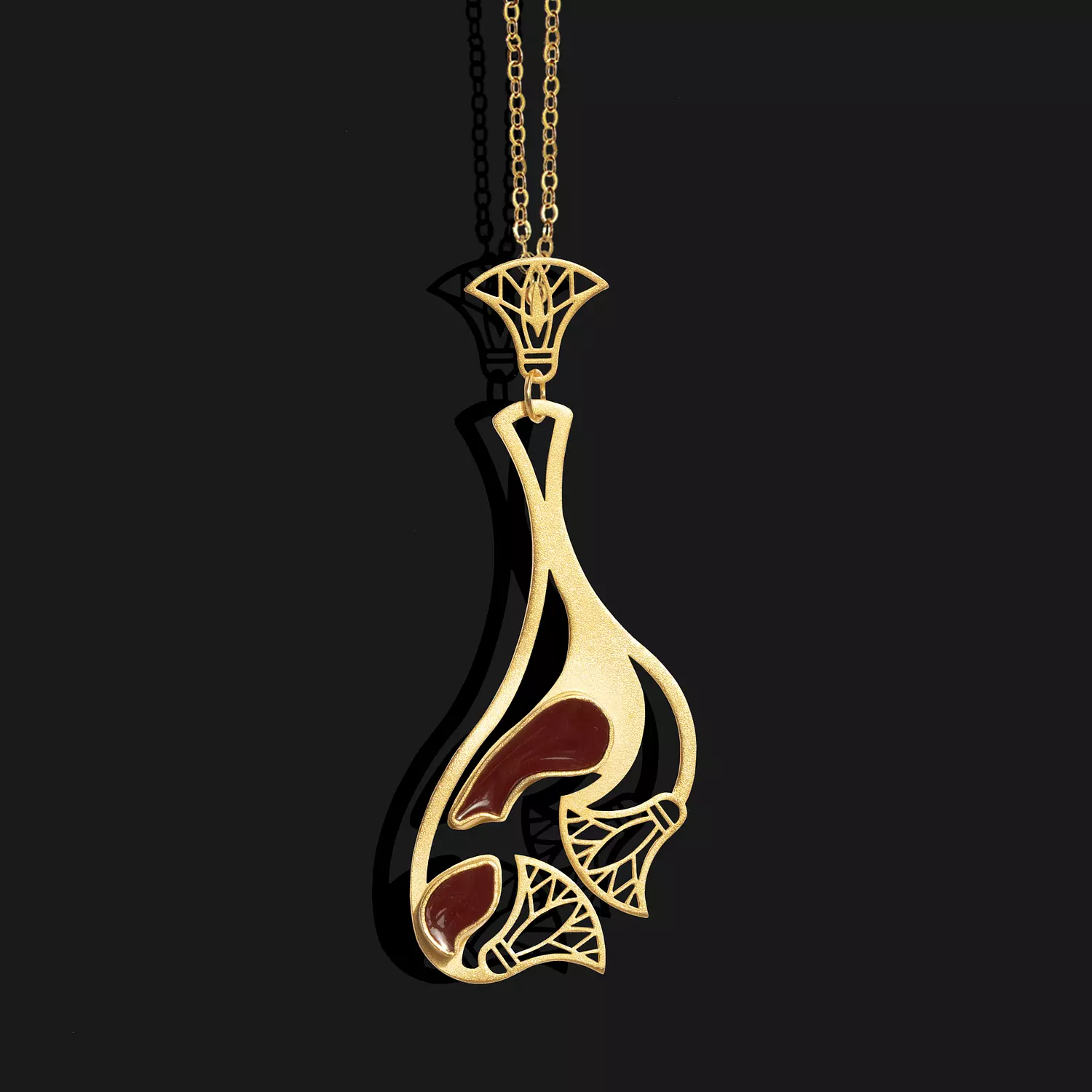 Lotus necklace 0