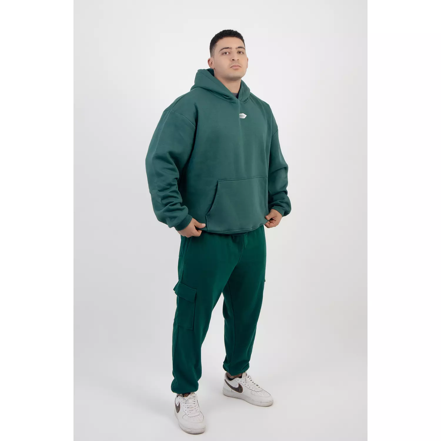 oversized Hoodie Green hover image