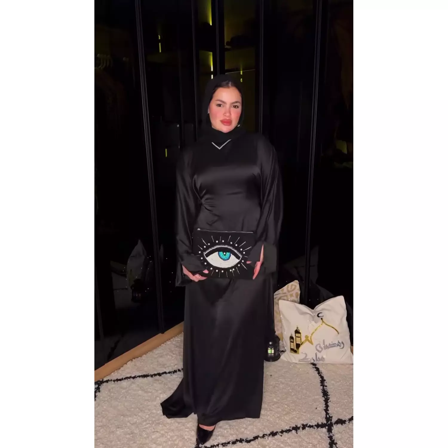 Butterfly abaya dress  9