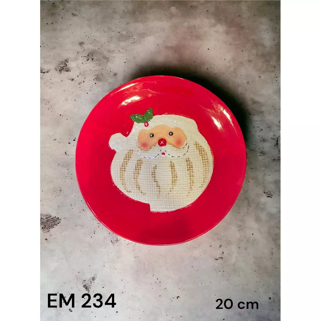 Red Circular plate