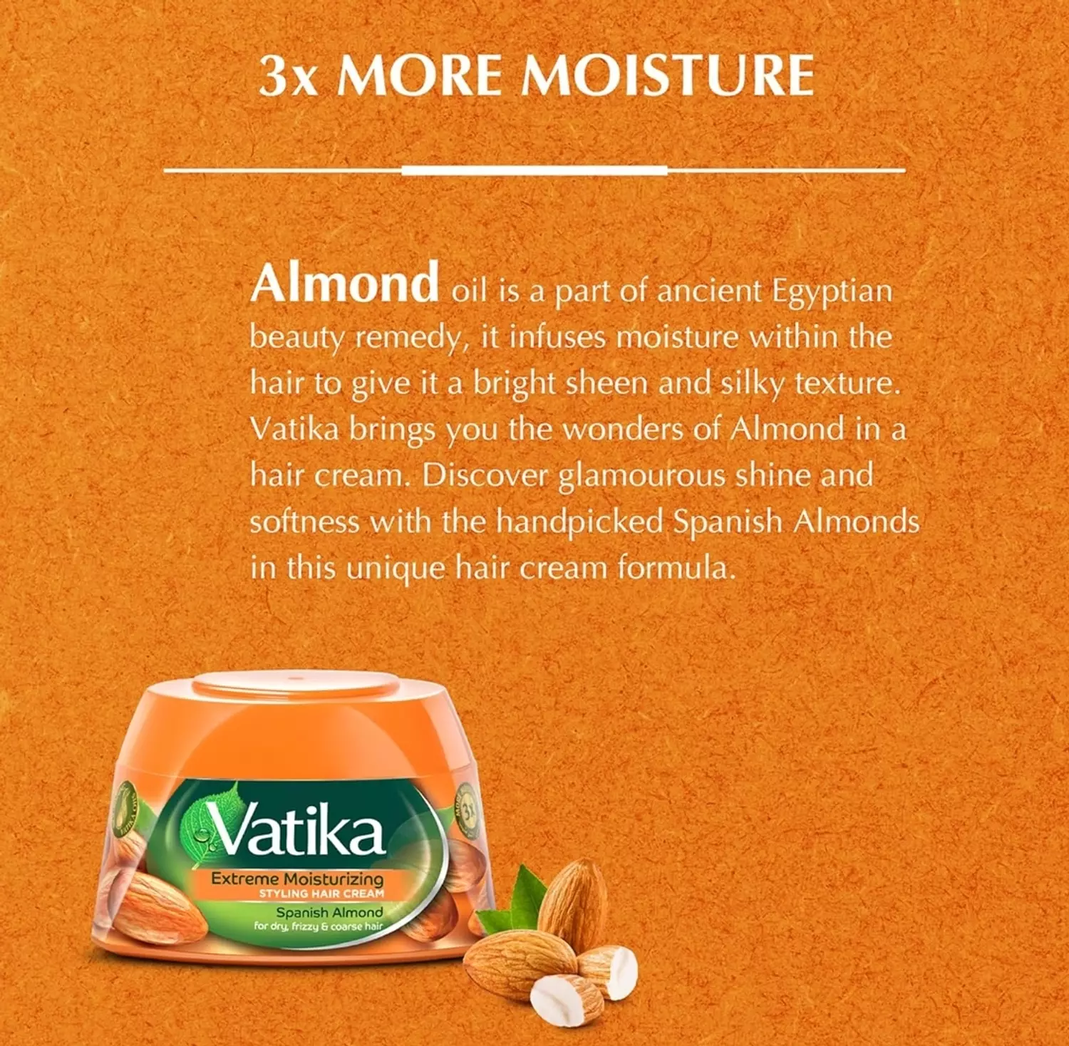 Vatika Almond Styling Hair Cream - 70 ml 2