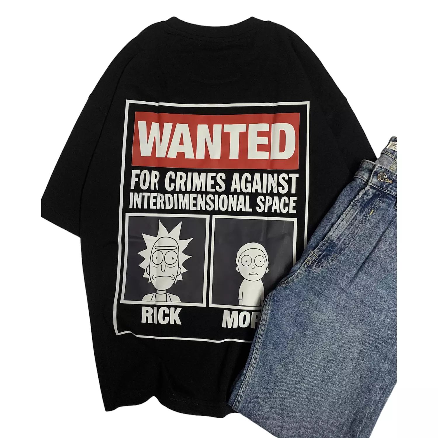 Rick and Morty Wanted T-shirt-2nd-img