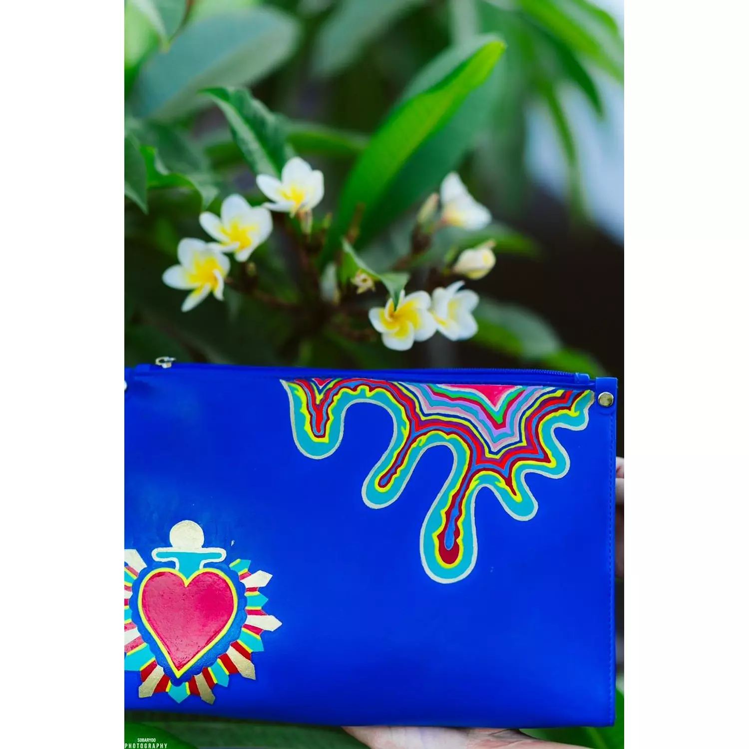 hot blue clutch 6