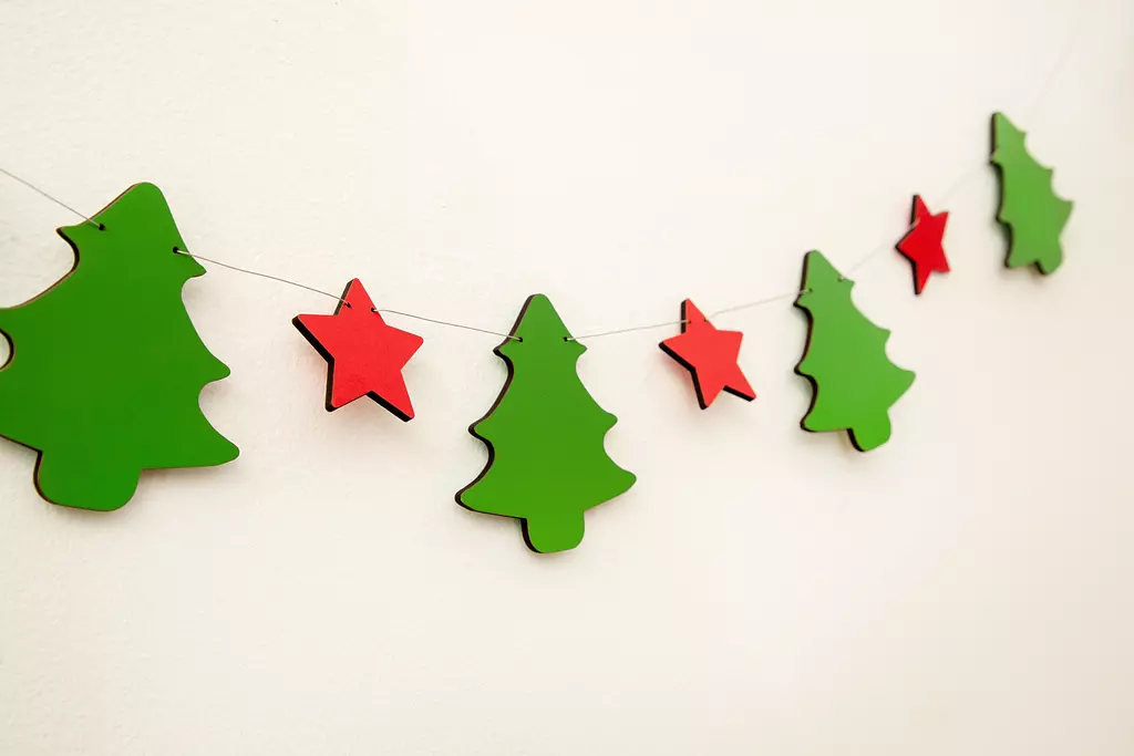 Christmas Trees & Stars String