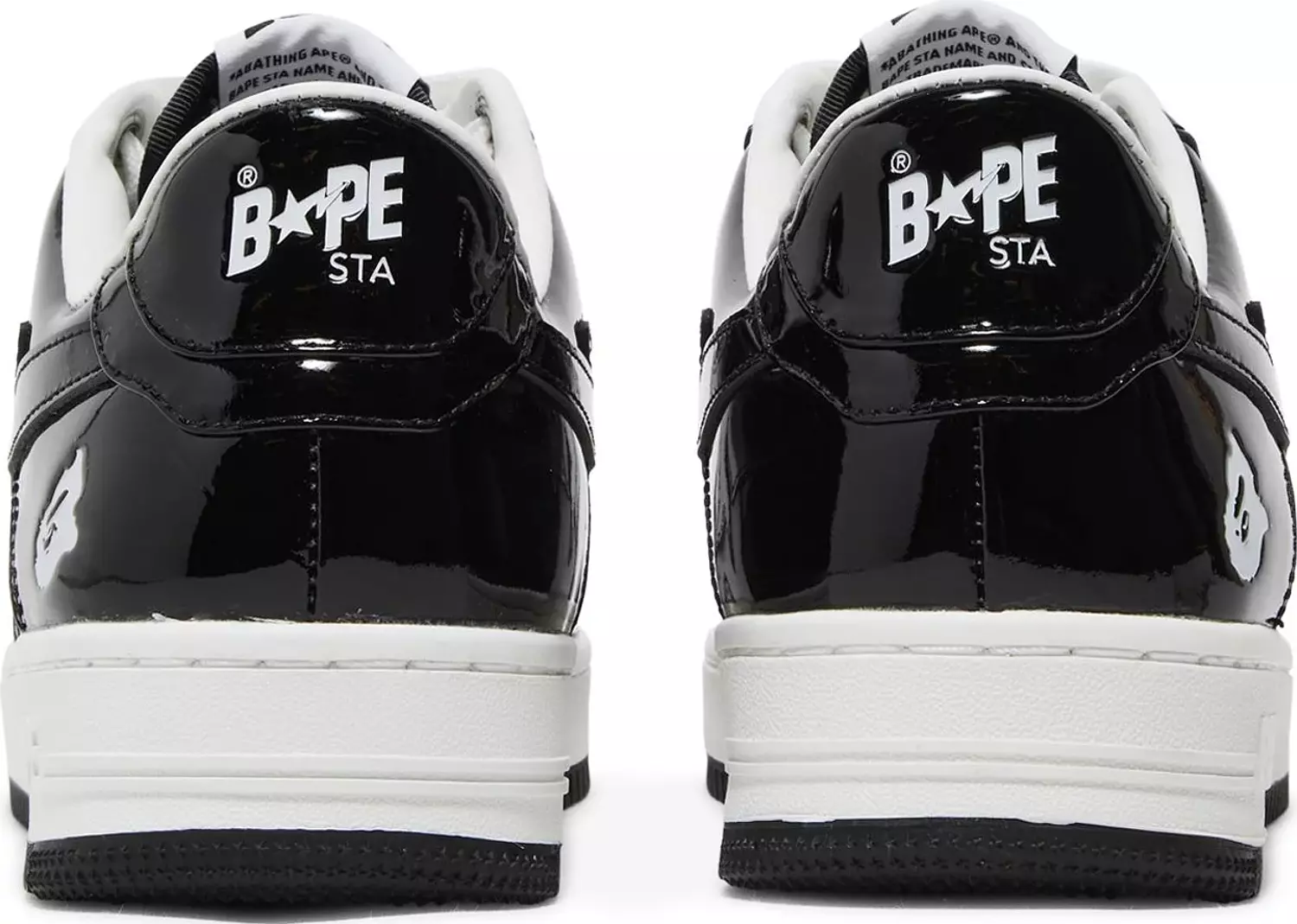 Bathing Ape Bape Sta Low Black 1