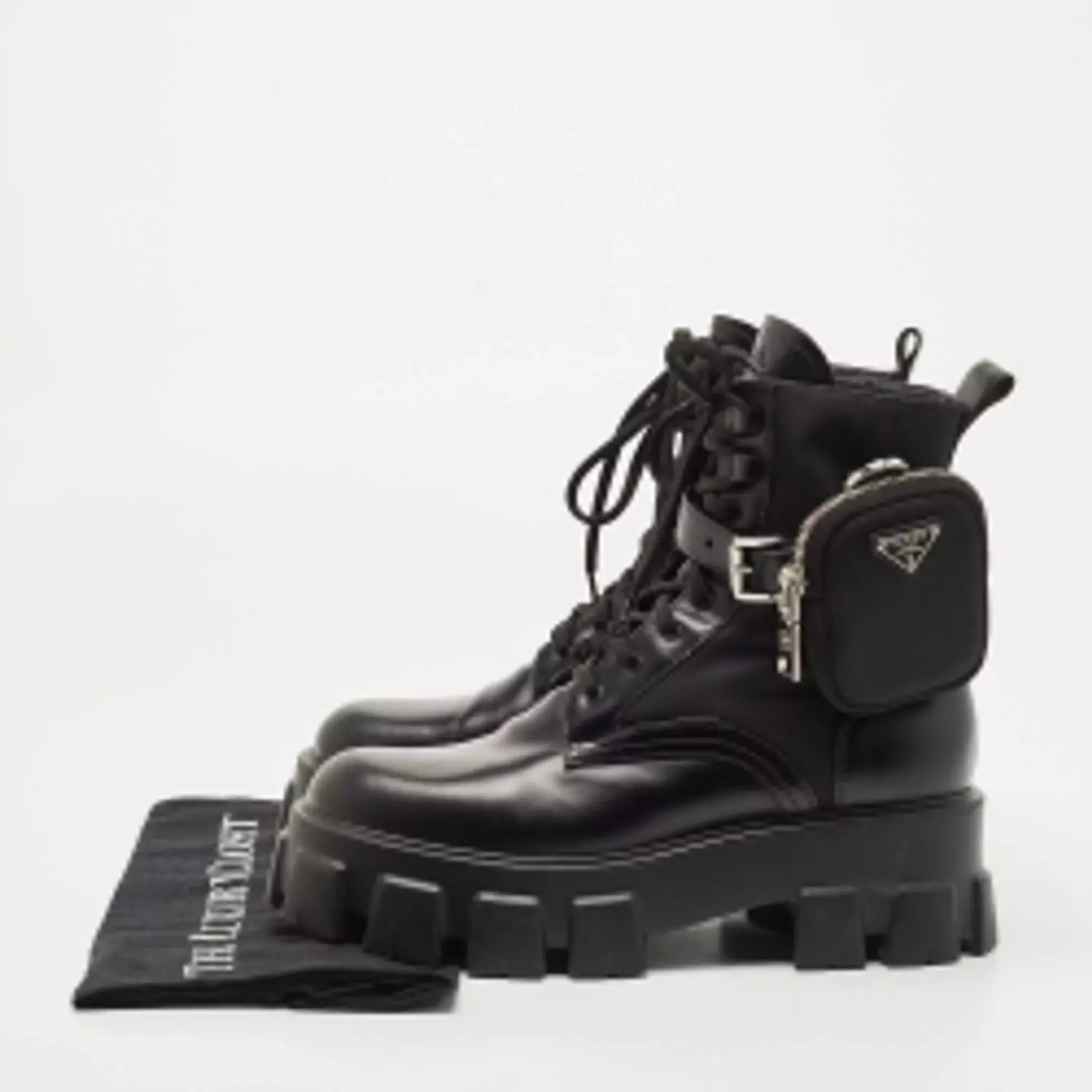 boots prada black with buket  hover image