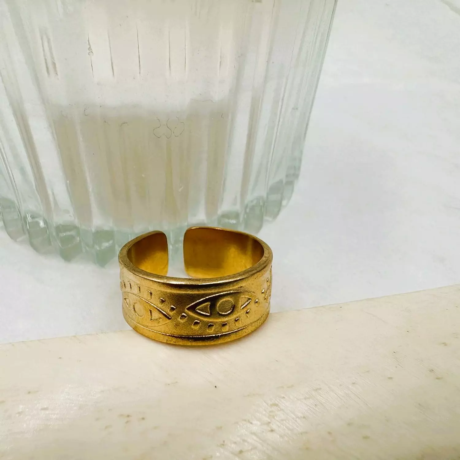 GoldenEyes ring- Free size 1