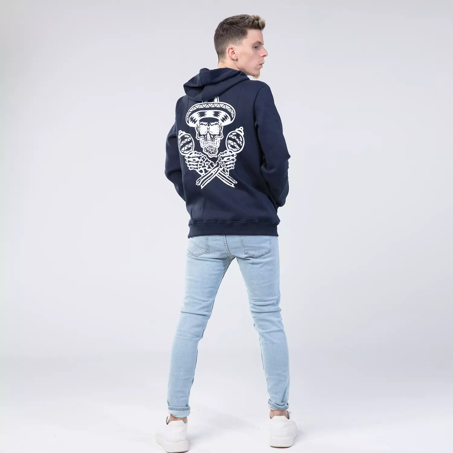 Hoodie With Print Front  and Back 3