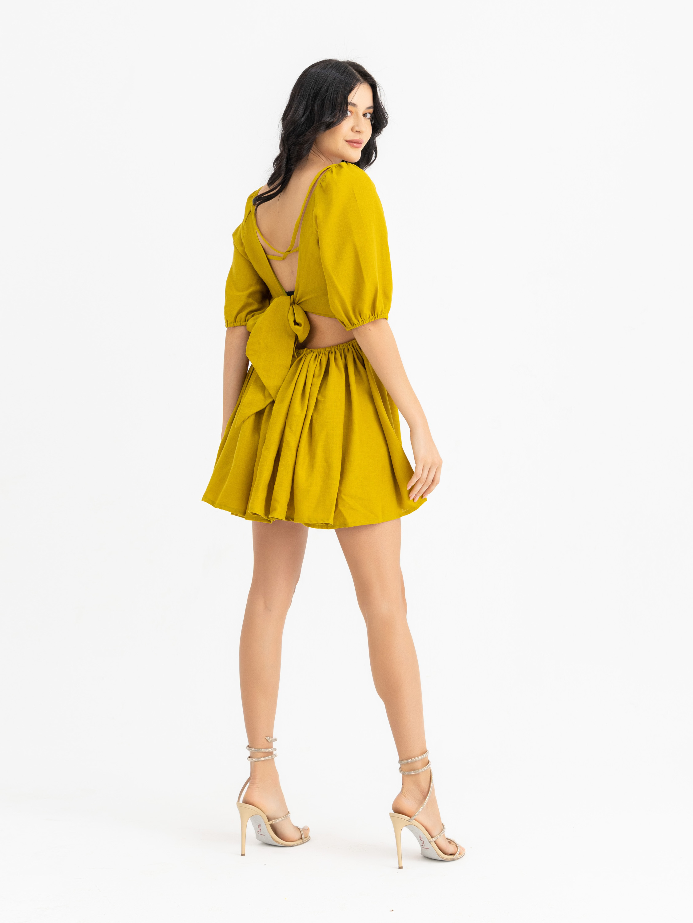 The POUFA cutout linen dress 2