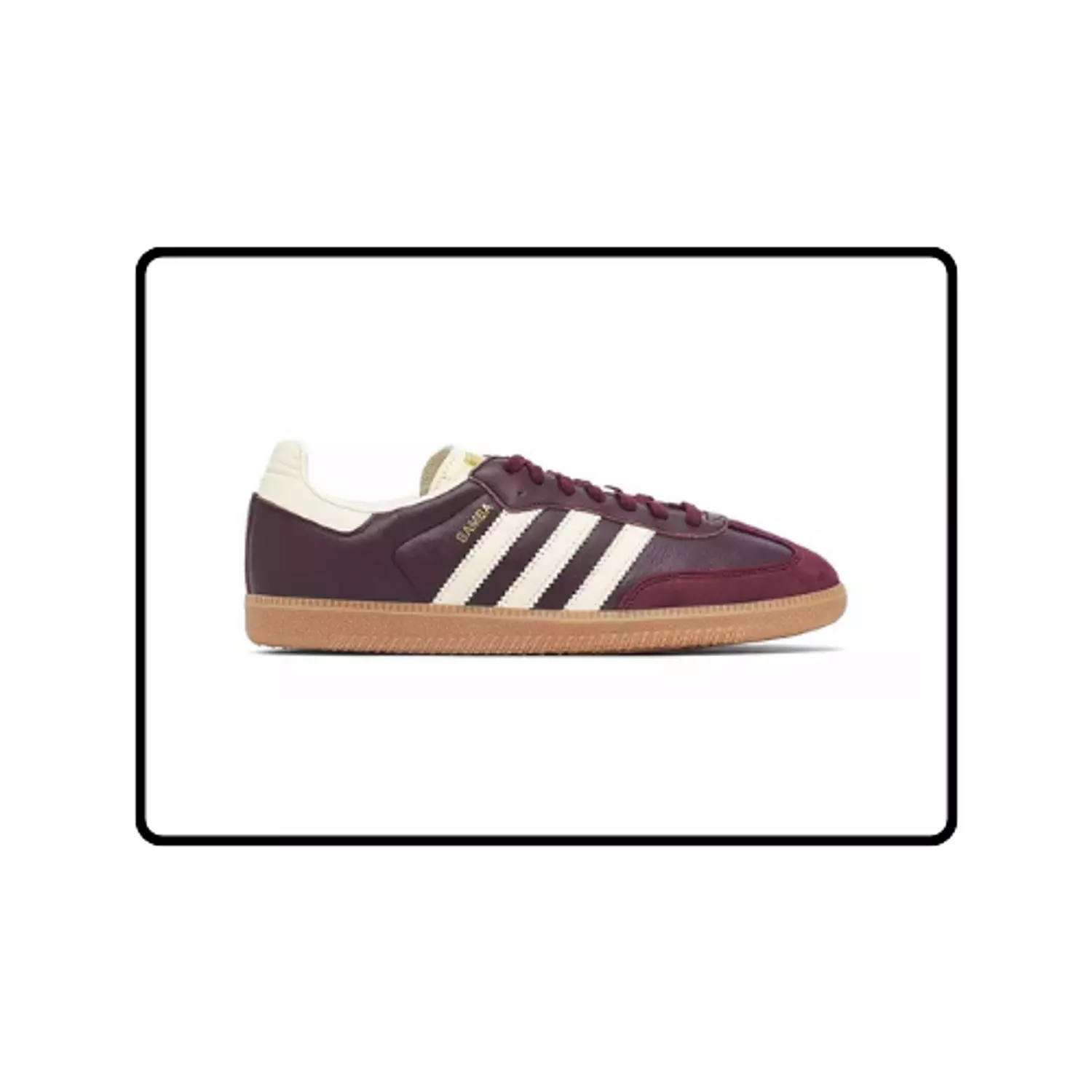 <h3><strong>Adidas samba maroon cream</strong></h3>