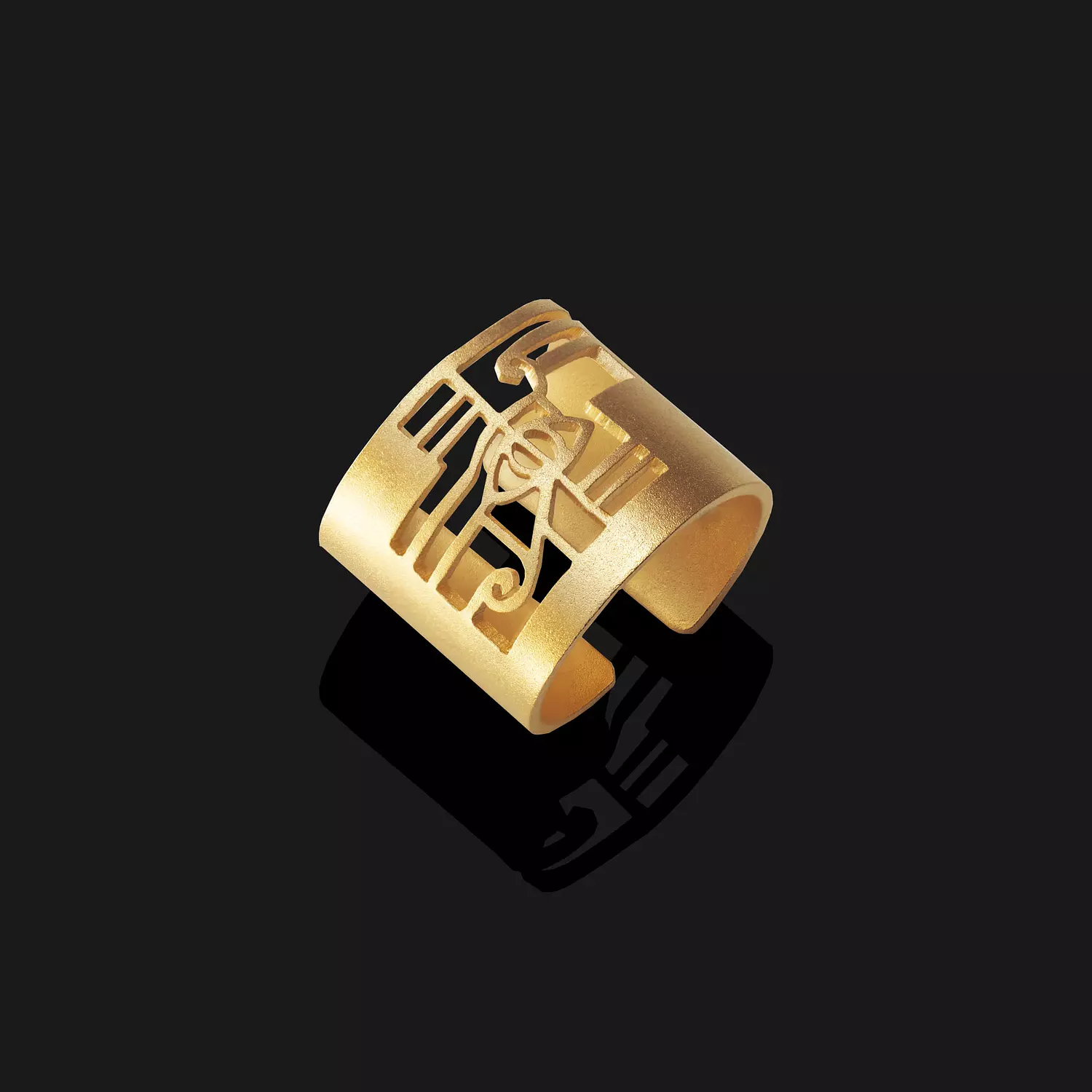 Eye of horus ring hover image
