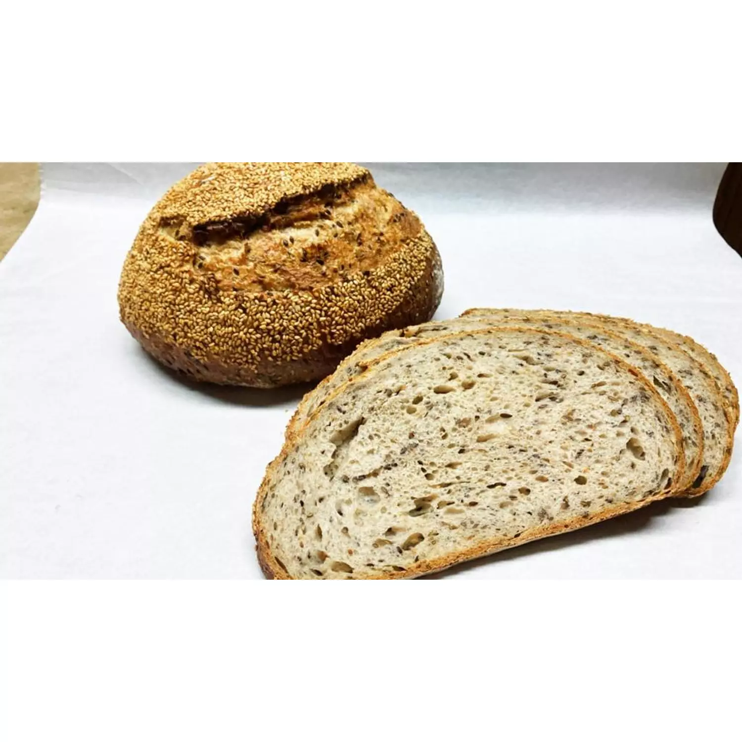 Flaxseed & Roasted Sesame Bread 3