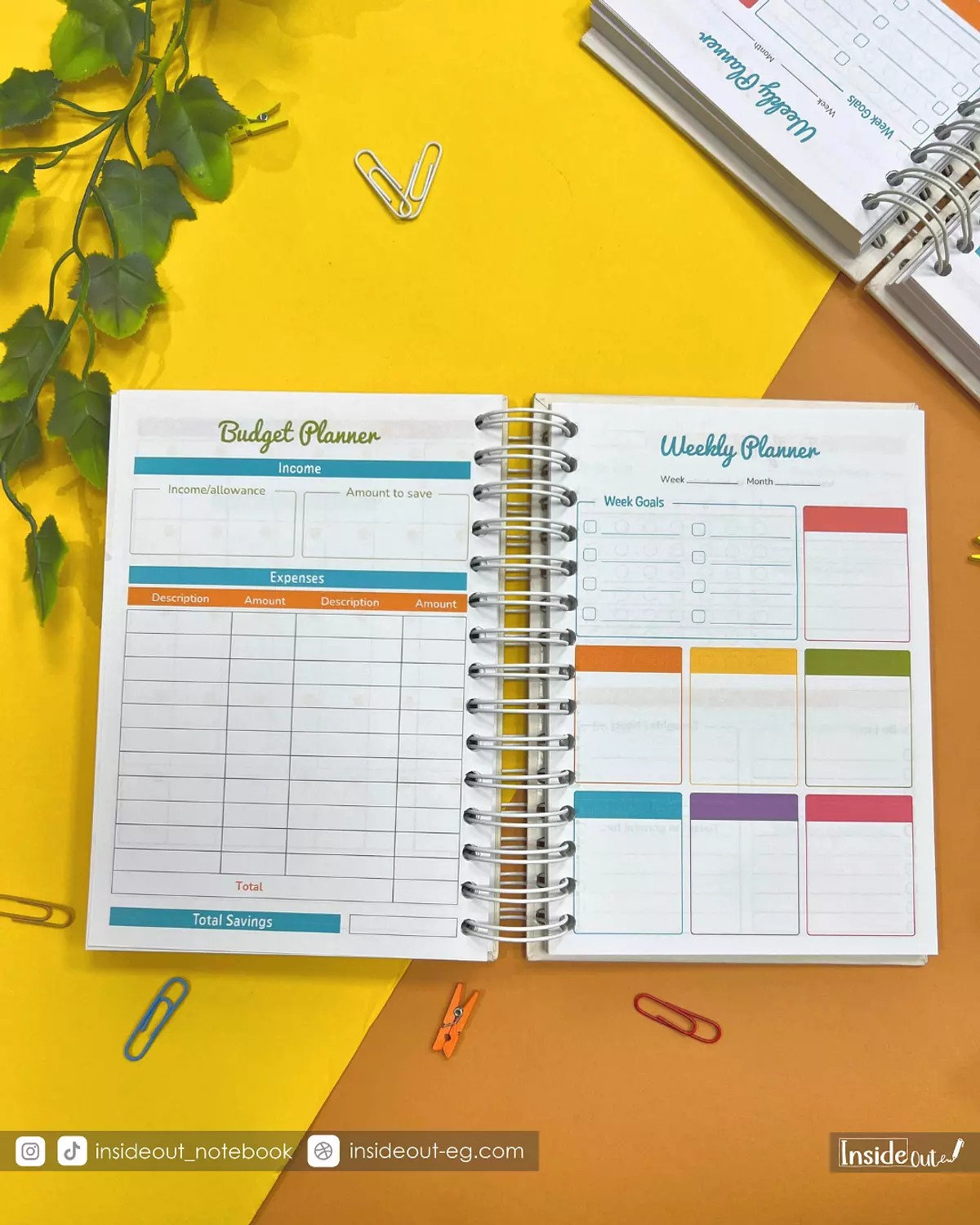 Planner - Yellow scribbles 3