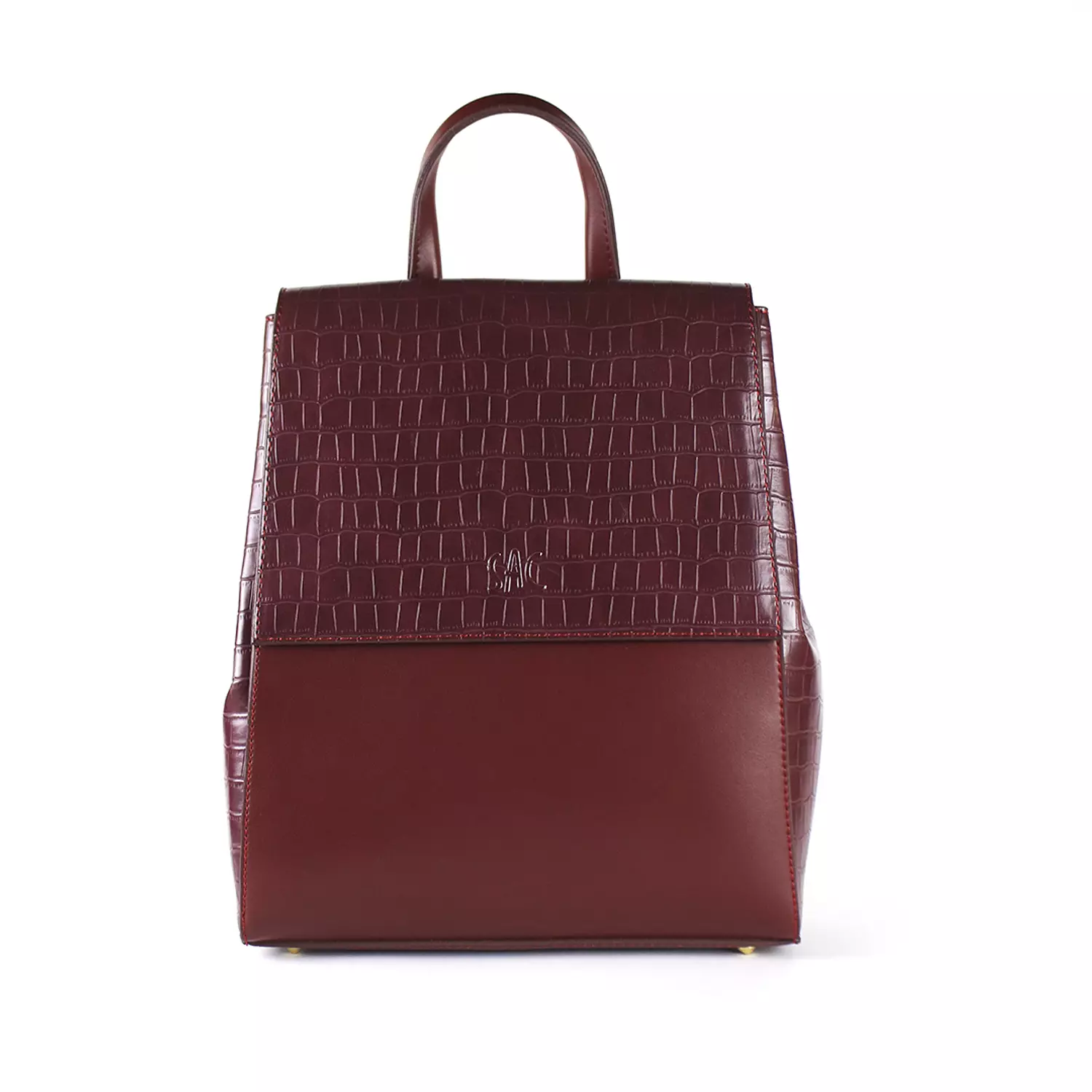 Burgundy Elle Backpack 2