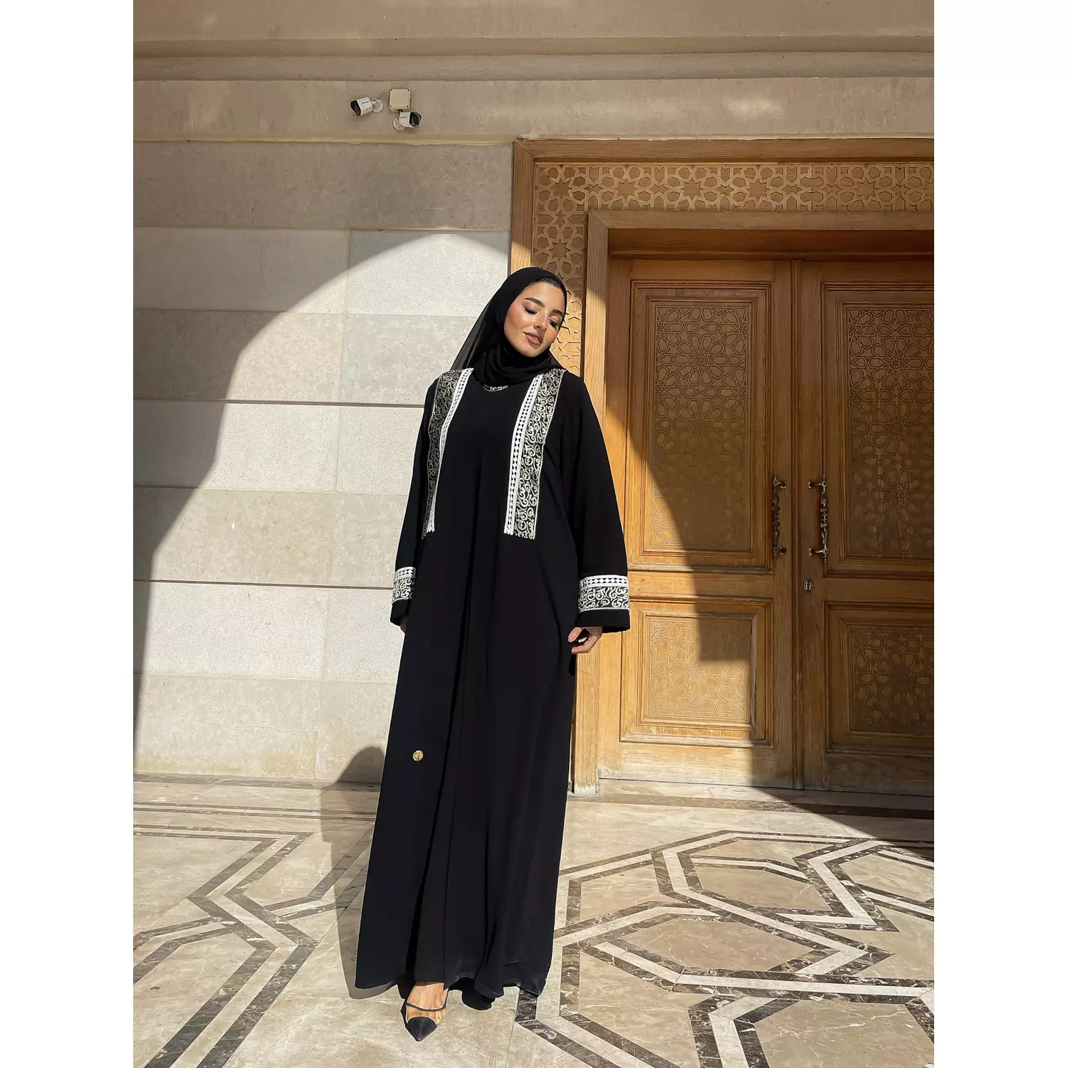 open black abaya  3
