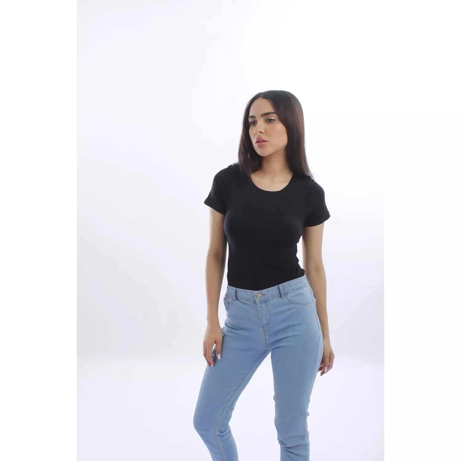 BASIC T-SHIRT cotton (DOUBLE LAYERED TOP) 6